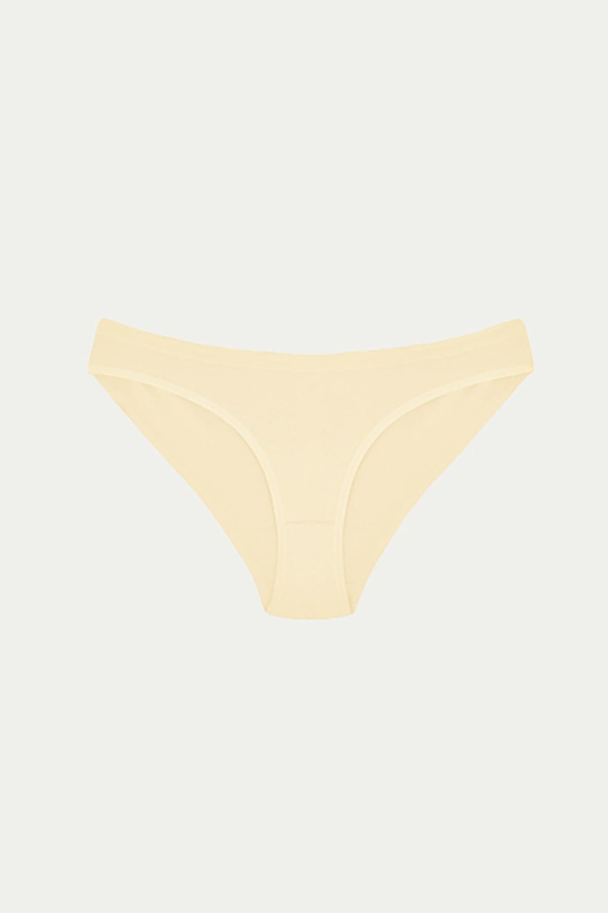 Aria's Closet Pamuklu Siyah Beyaz Ten Rengi 3'lü Külot