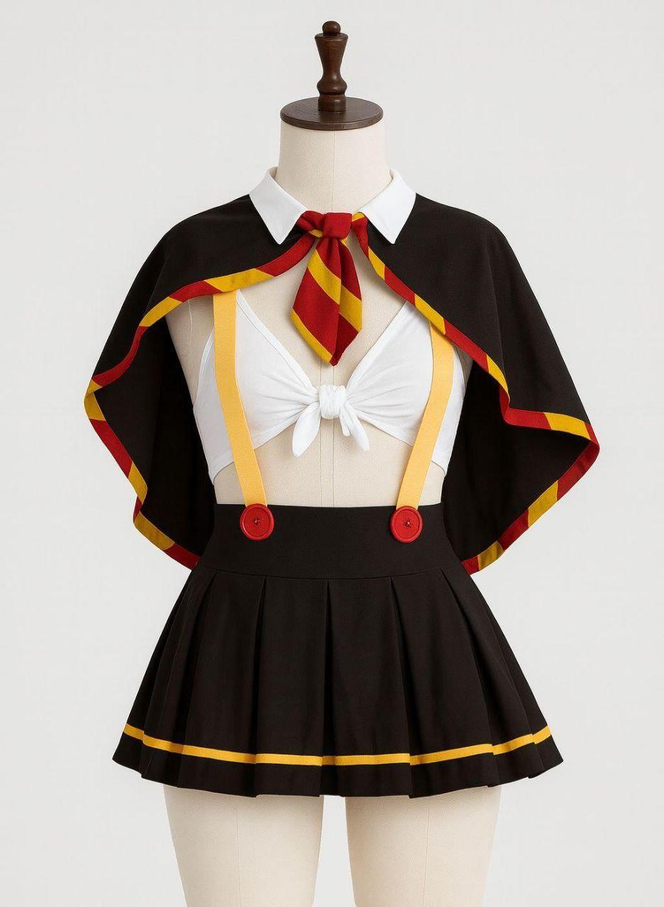 Aria's Closet Siyah Harry Potter Cadılar Bayramı Kostümü