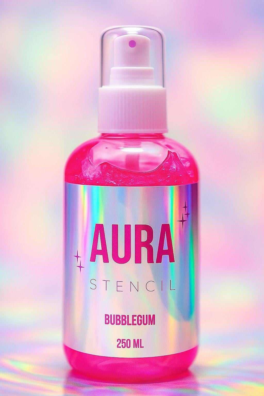 Aura Stencil Primer - Bubblegum 8 Oz Transfer Jeli