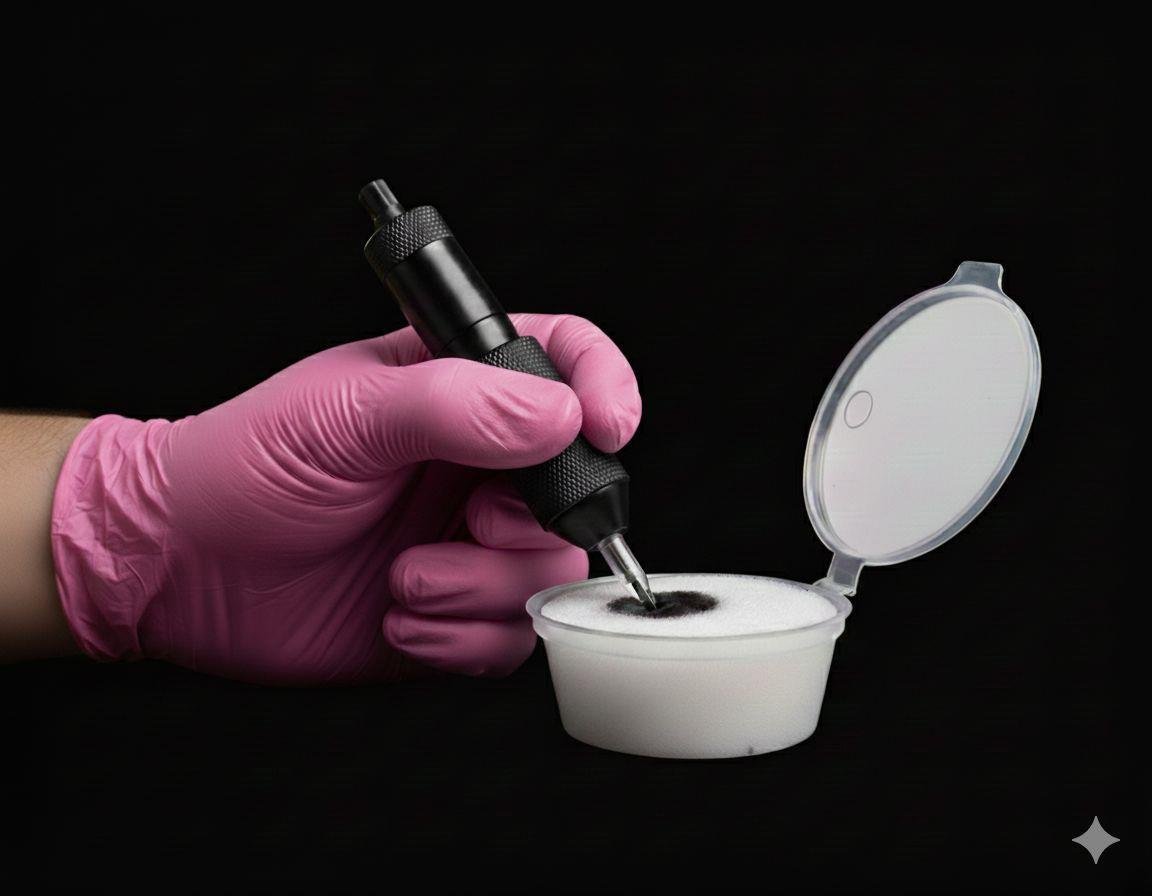Cev Ink Sponge İğne Temizleme Süngeri (10 Adet)