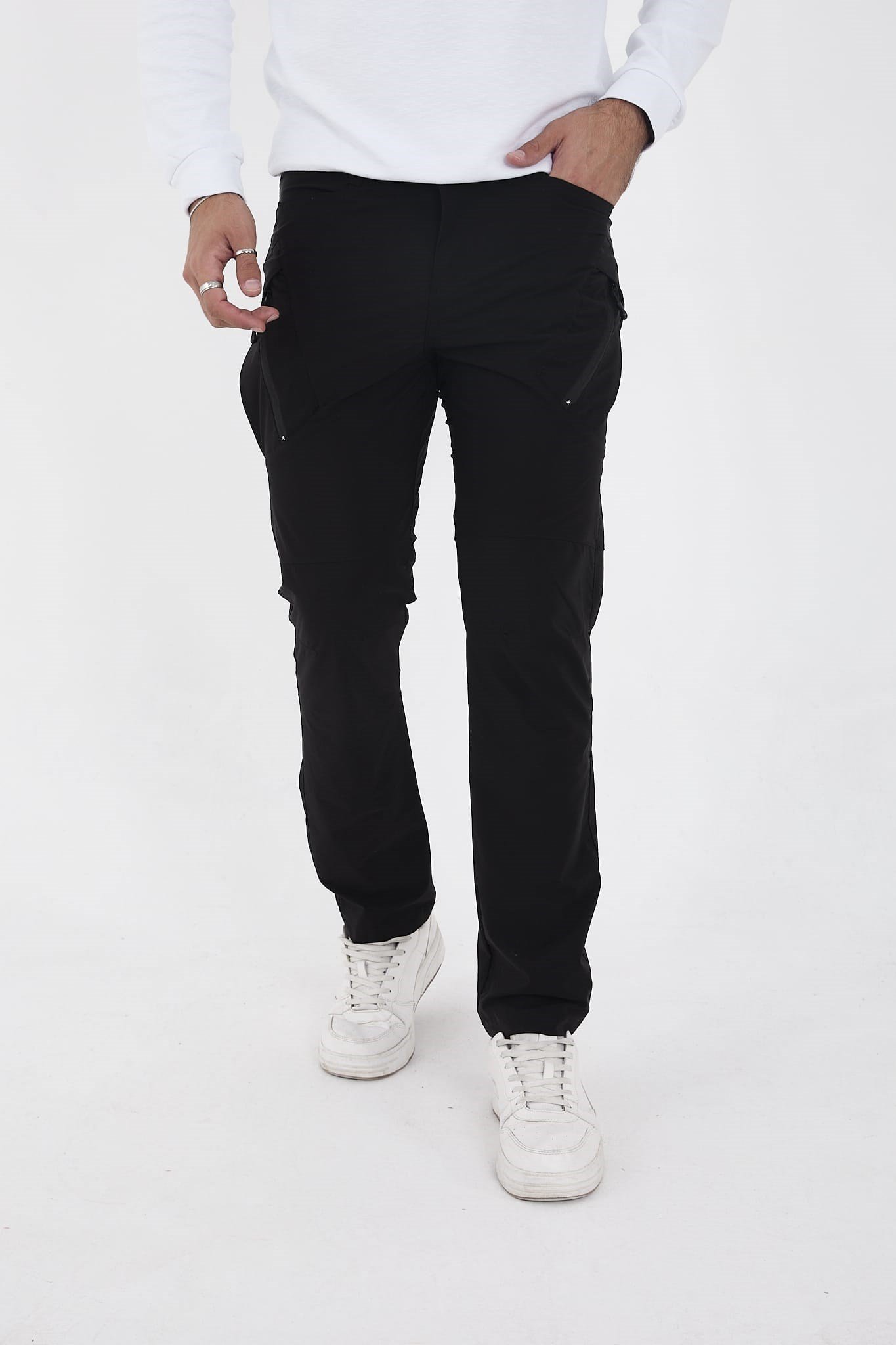 Defense31 Tactical Su İtici Terletmez Likralı Mevsimlik Pantolon - Siyah