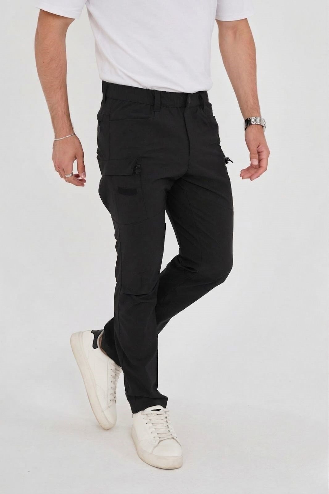 Defense32 Tactical Su İtici Terletmez Likralı Mevsimlik Pantolon - Siyah
