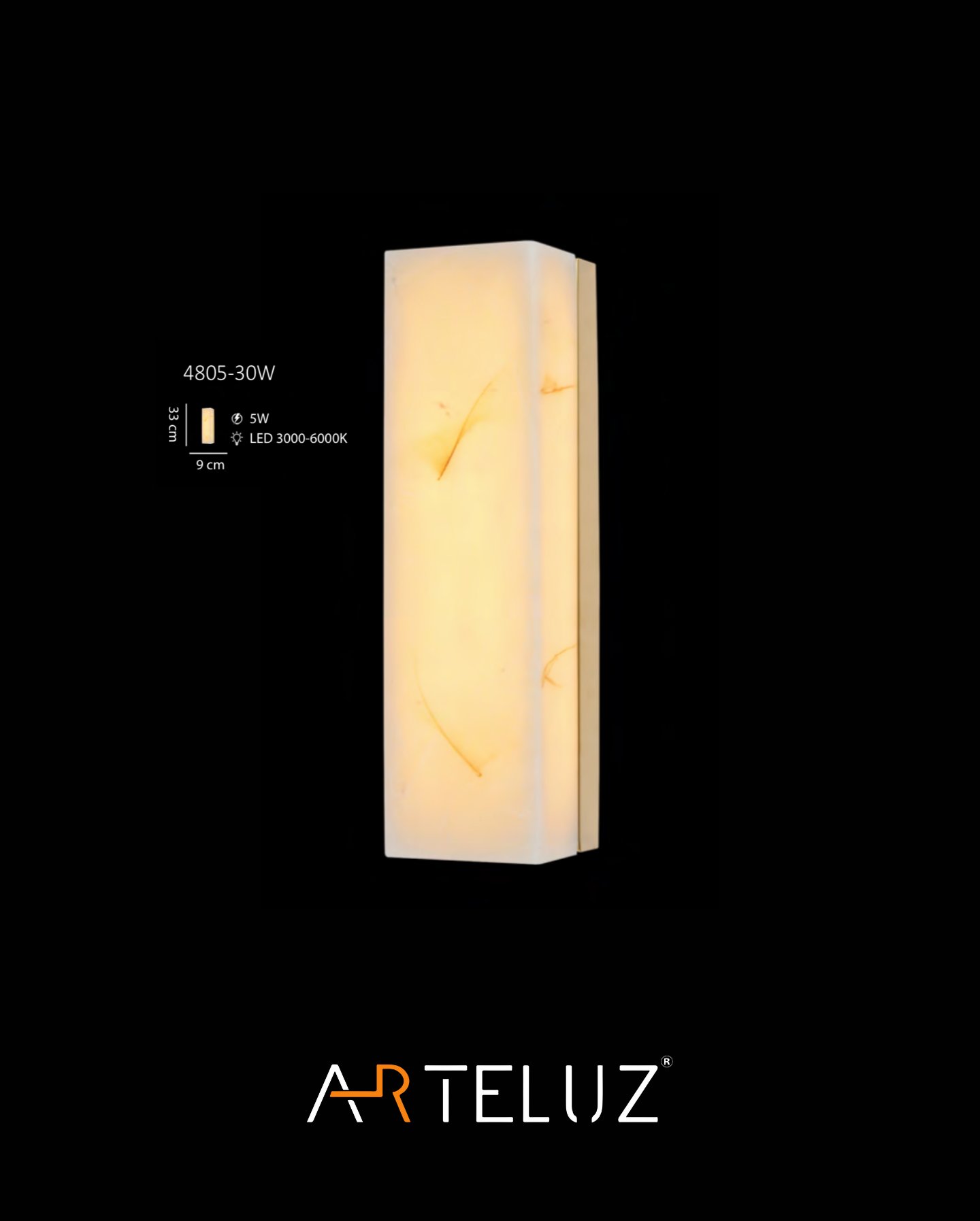 BUTTON MARBLE APLİK (33 CM)