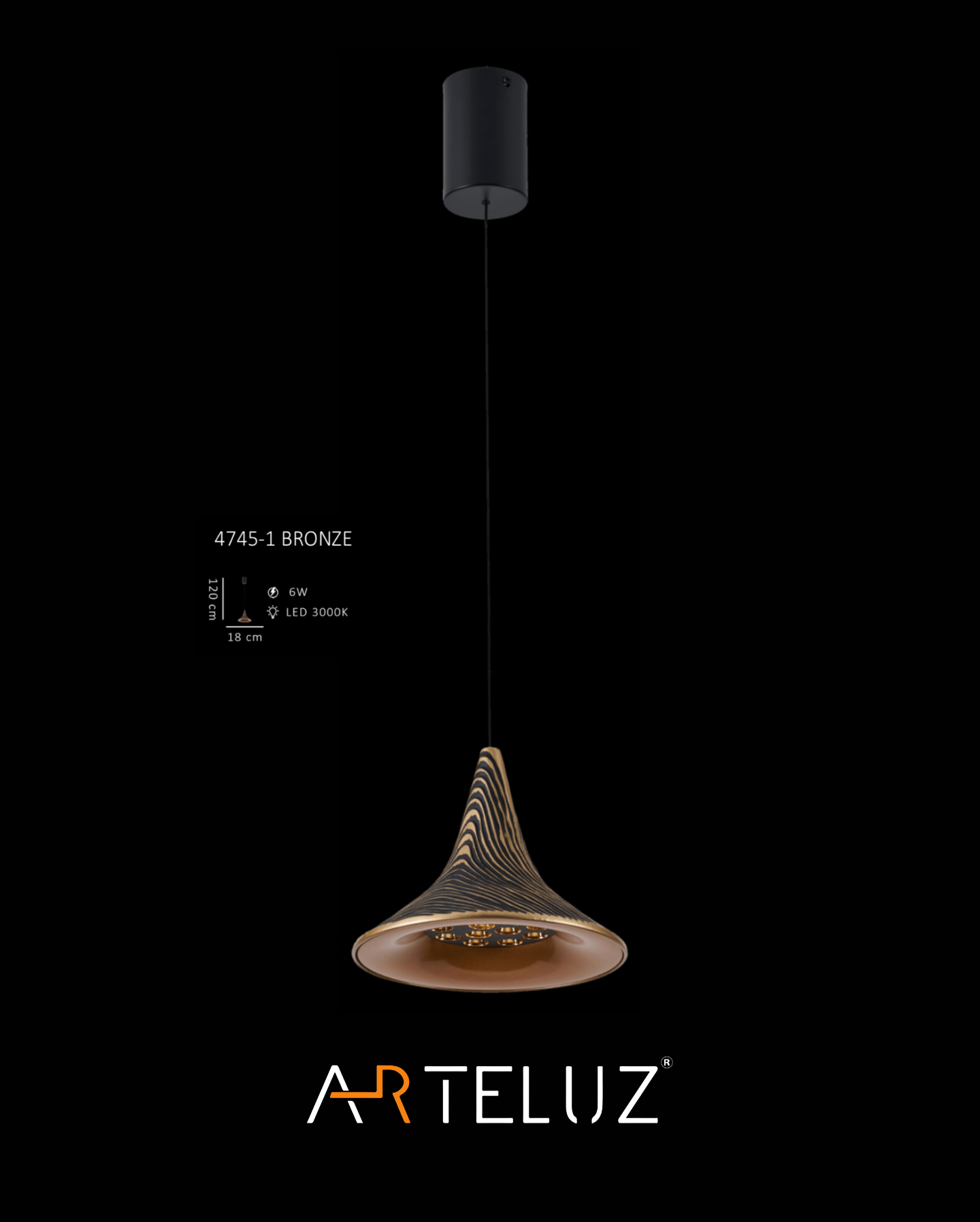 CONE BRONZE TEKLI SARKIT (18 CM)