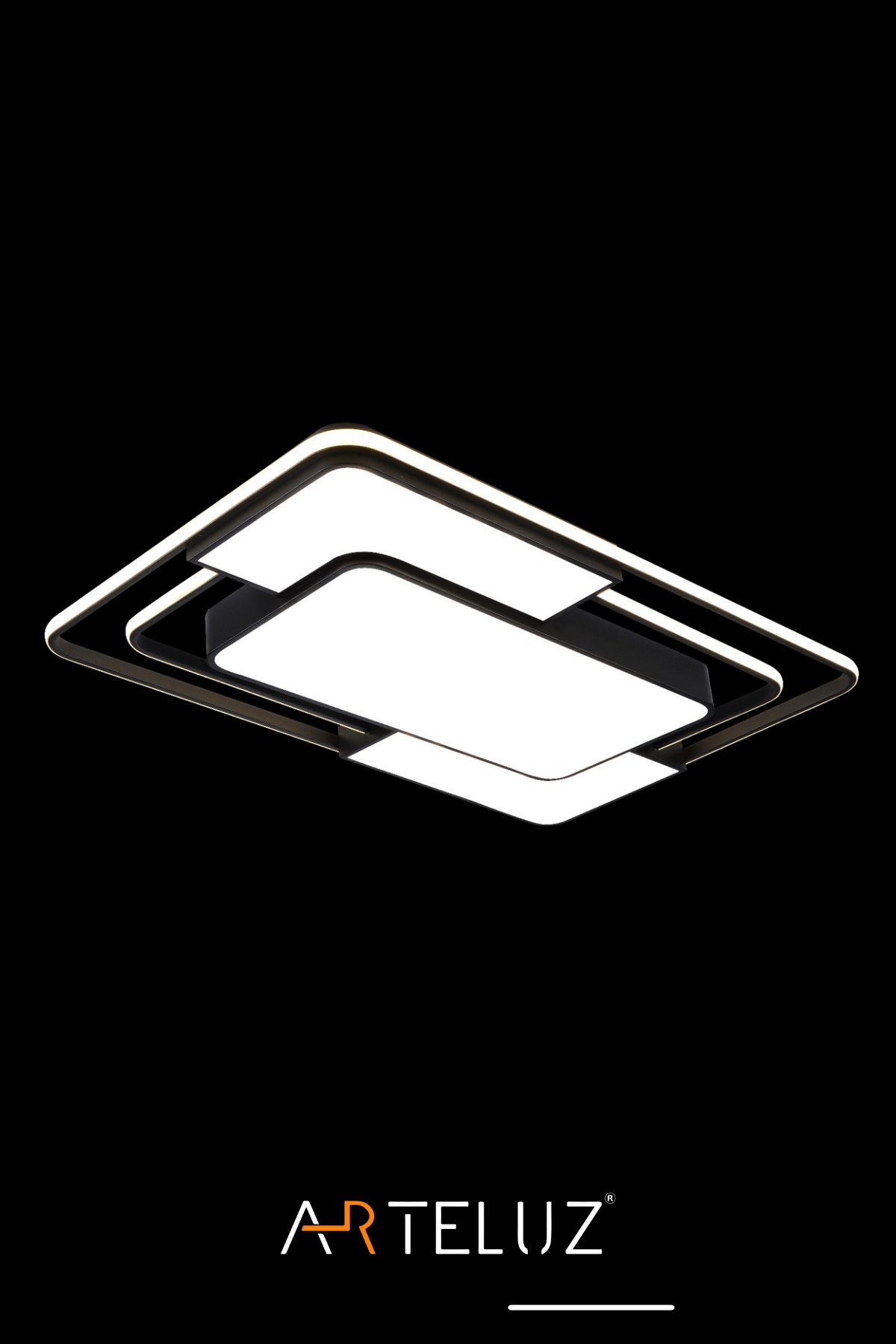 DİKDÖRTGEN MODEL MODERN PLAFONYER AVİZE (90X60 CM)