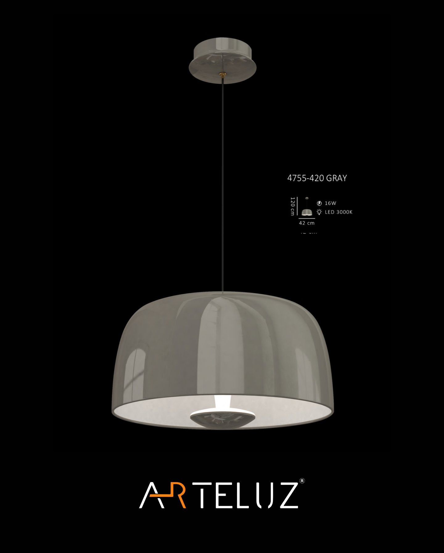 FANUS MODEL GRAY TEKLI SARKIT (42 CM)