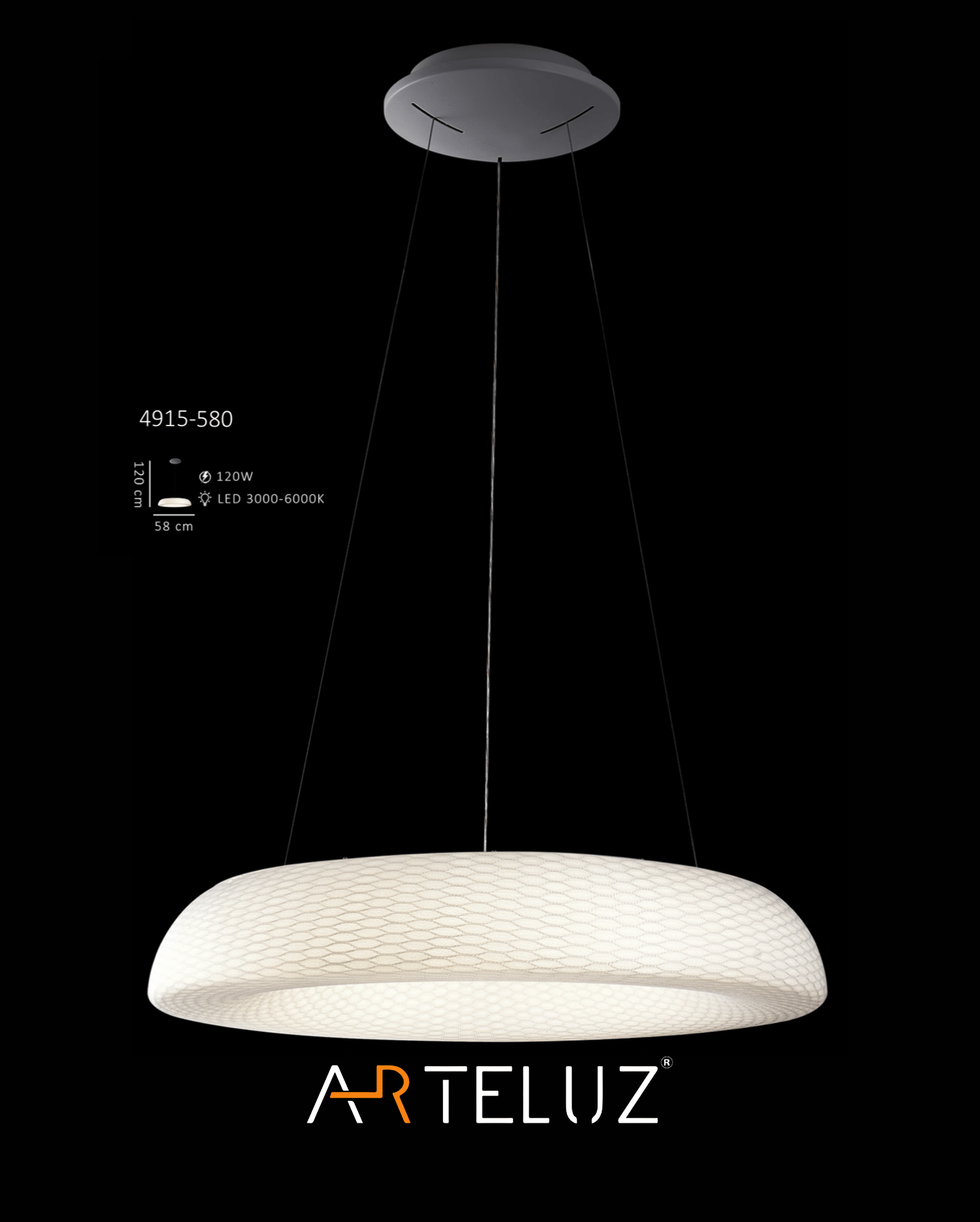 HEXA SARKIT AVİZE (58 CM)