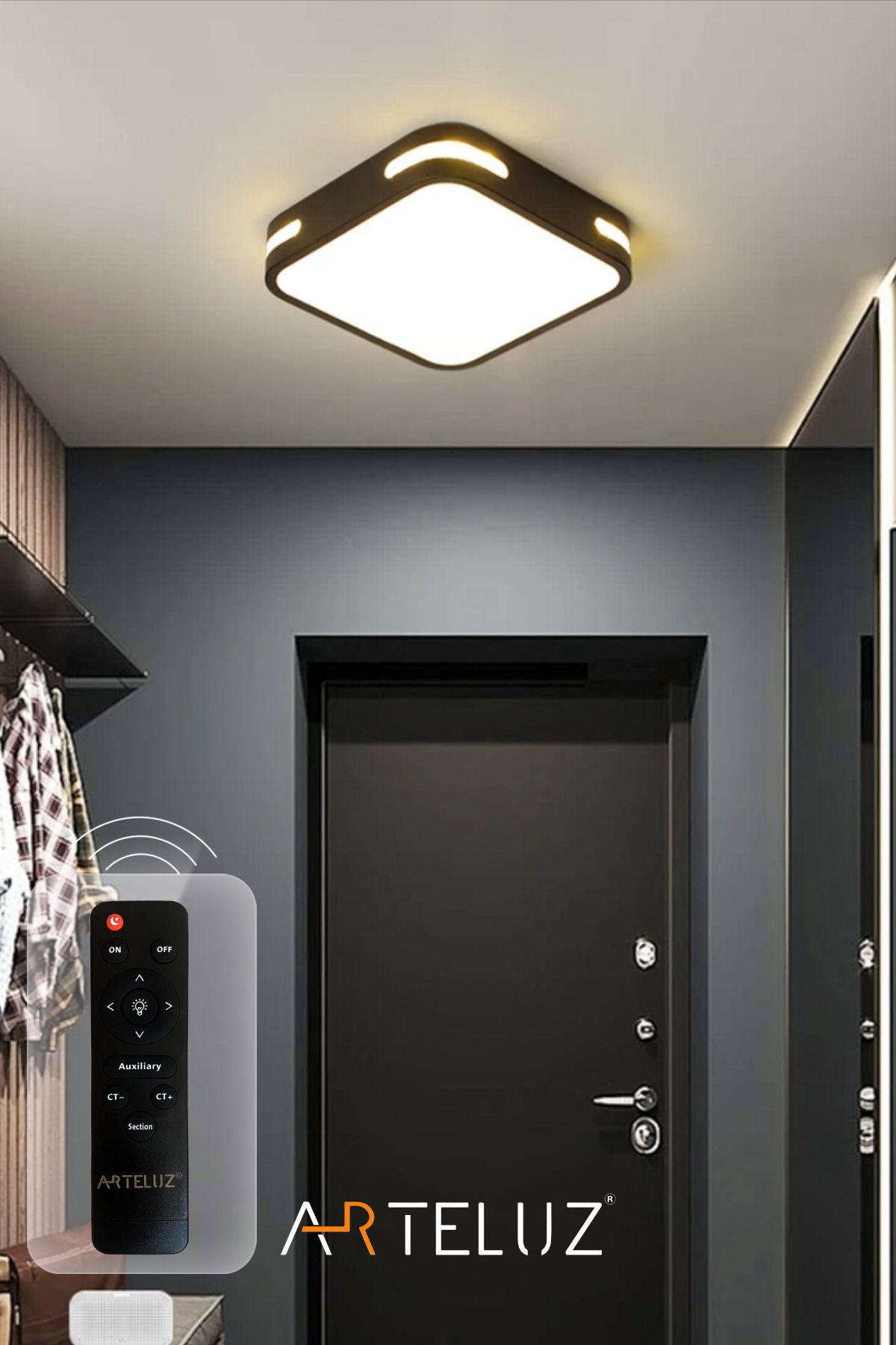 KARE MODEL MODERN PLAFONYER AVİZE (30X30 CM)