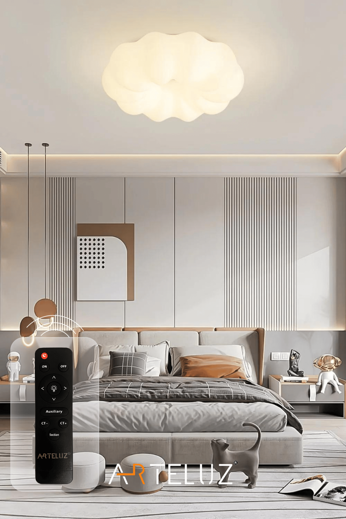 LUXURY BULUT MODEL MODERN PLAFONYER AVİZE (45 CM)