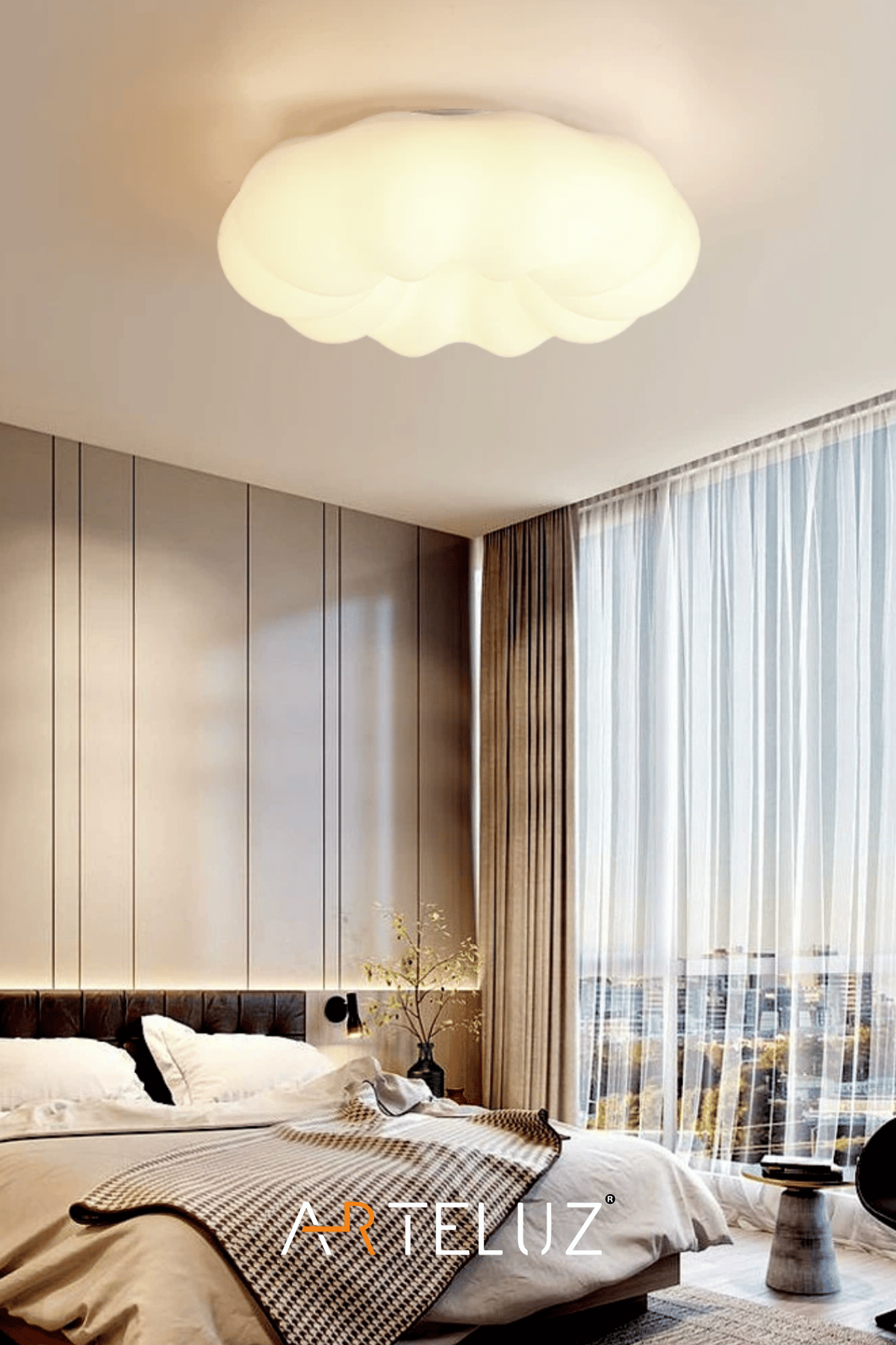 LUXURY BULUT MODEL MODERN PLAFONYER AVİZE (45 CM)