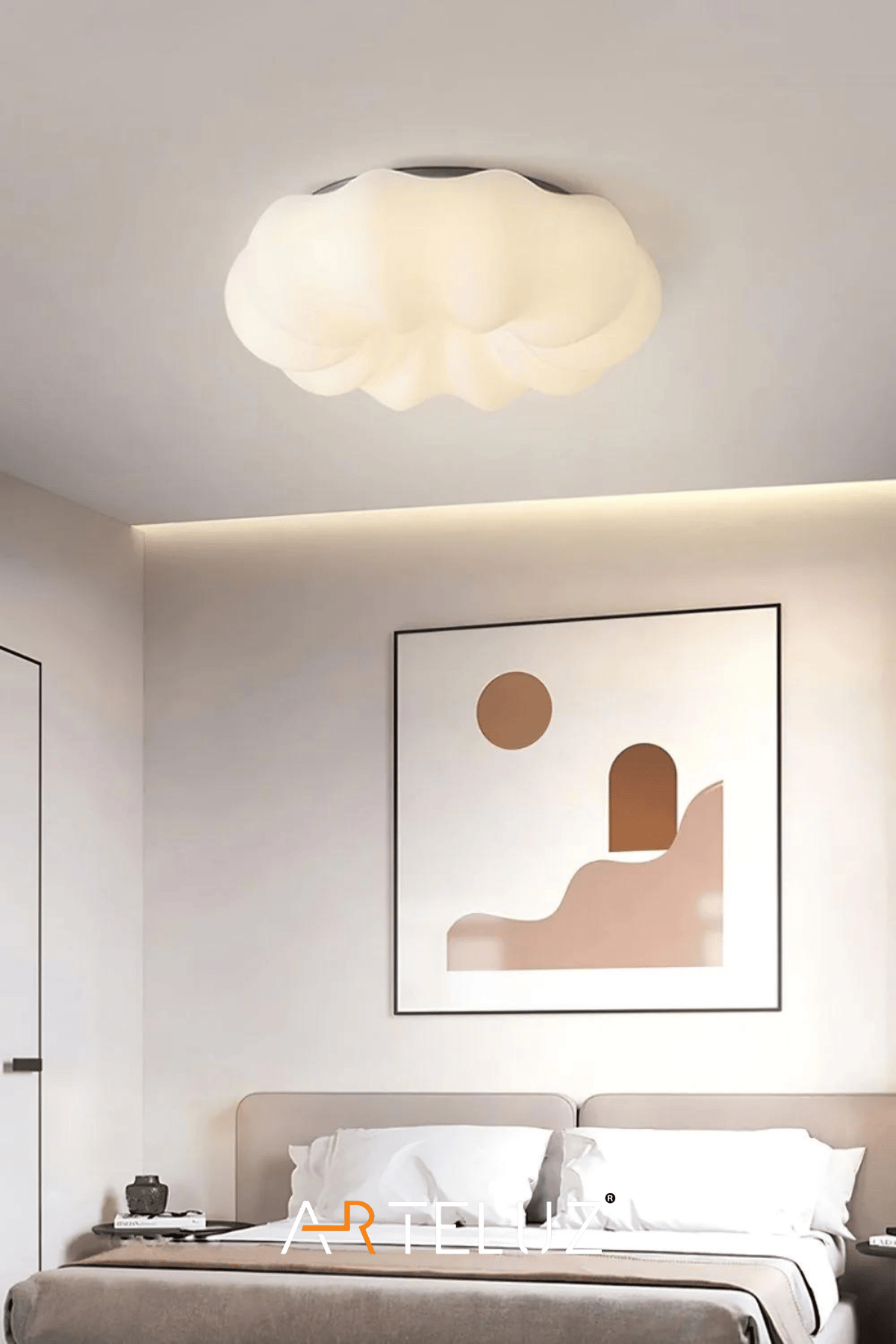 LUXURY BULUT MODEL MODERN PLAFONYER AVİZE (45 CM)