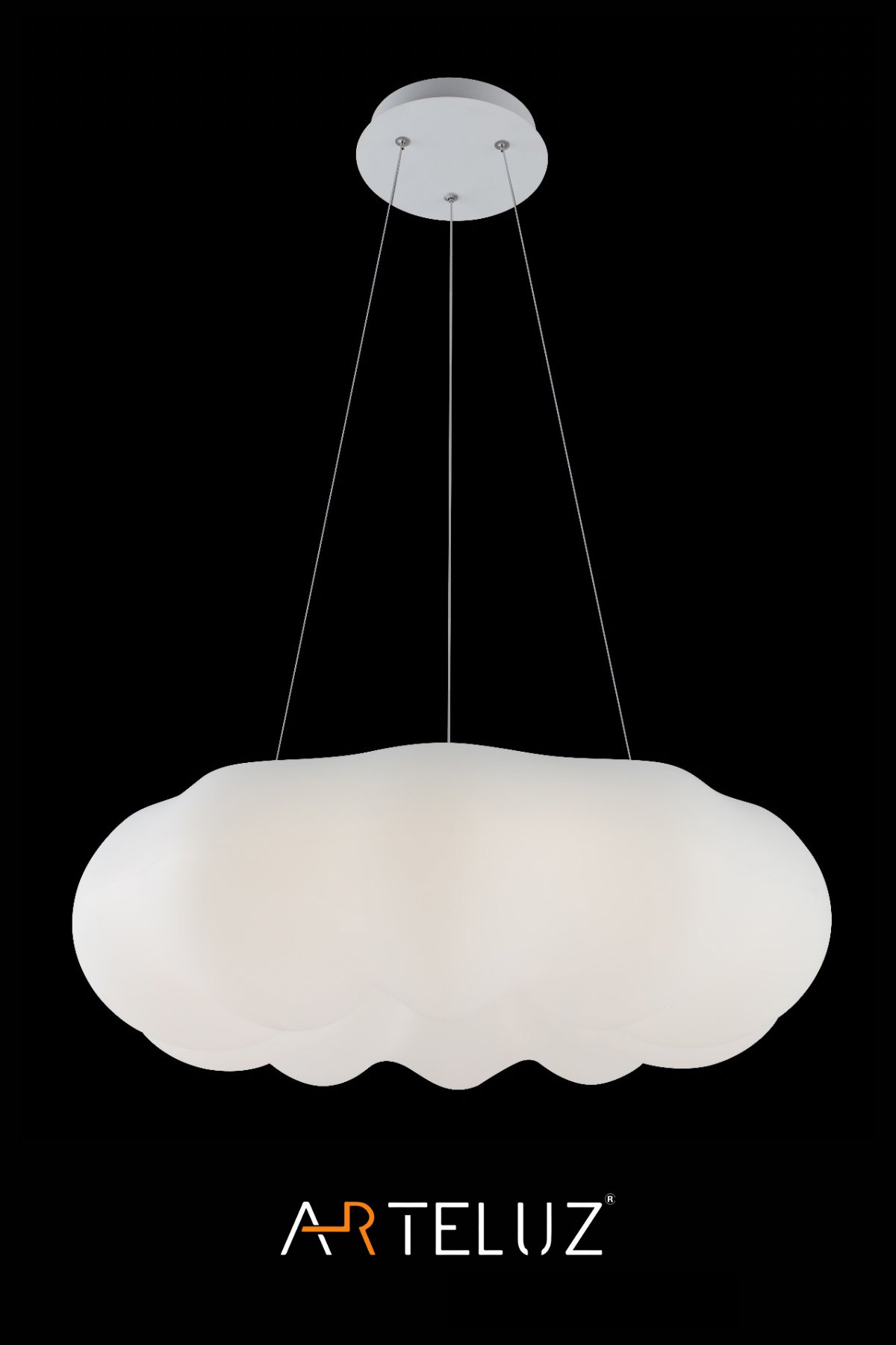 Luxury Bulut Model Modern Sarkıt Avize (55 CM)
