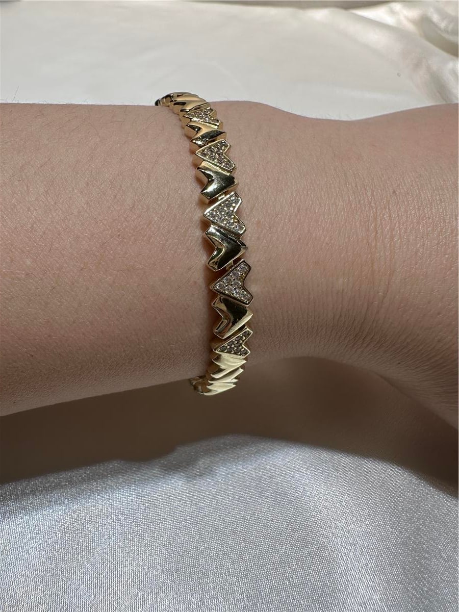 Gold Kalpli Zirkon Taş 14.K