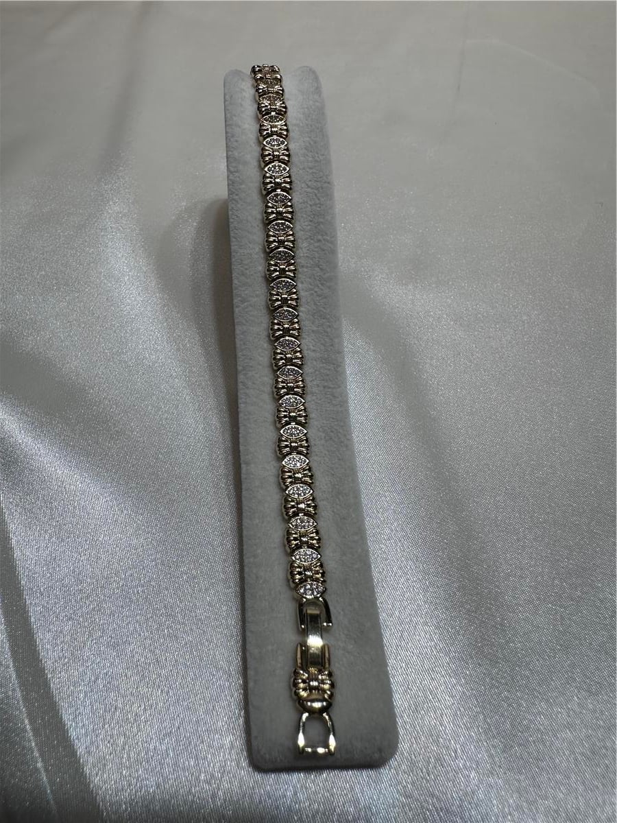 Gold Kurdele Model Zirkon Taş 