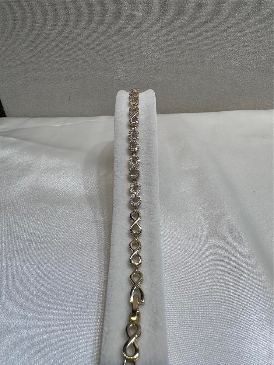 Gold Sonsuzluk Zirkon Taşlı 14.K
