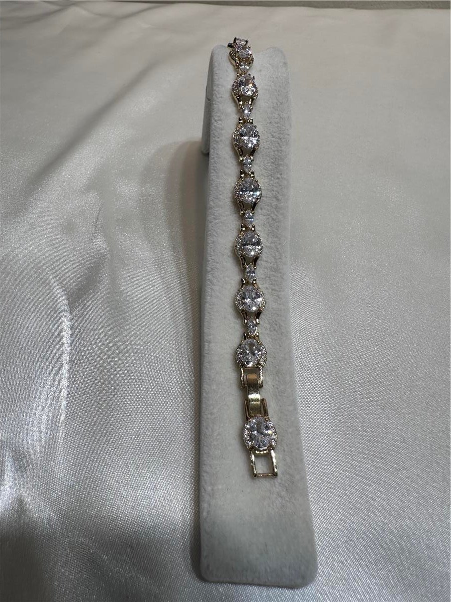 Gold Zirkon Taş İthal 14.K  Alev Taş Model 
