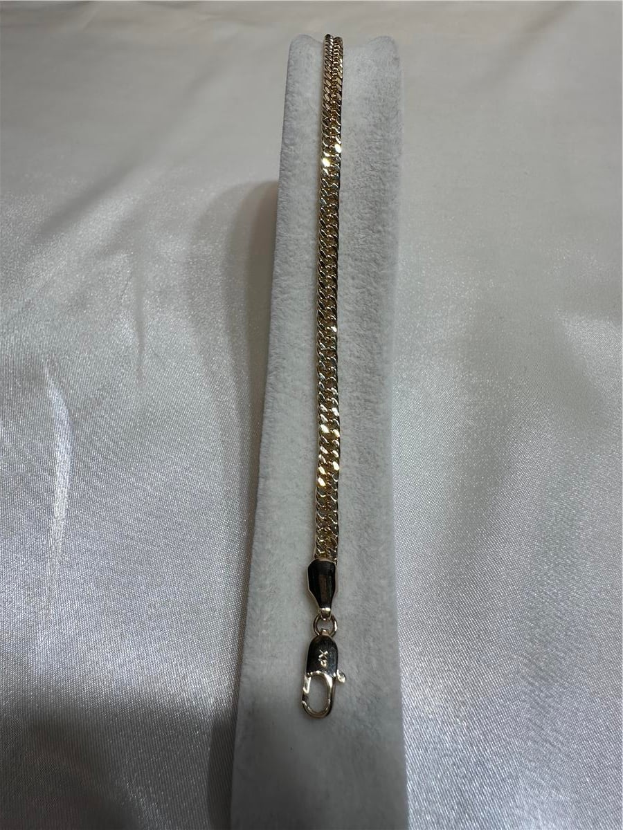 Gold Zirkon Taş İthal 14.K Zincir Model 