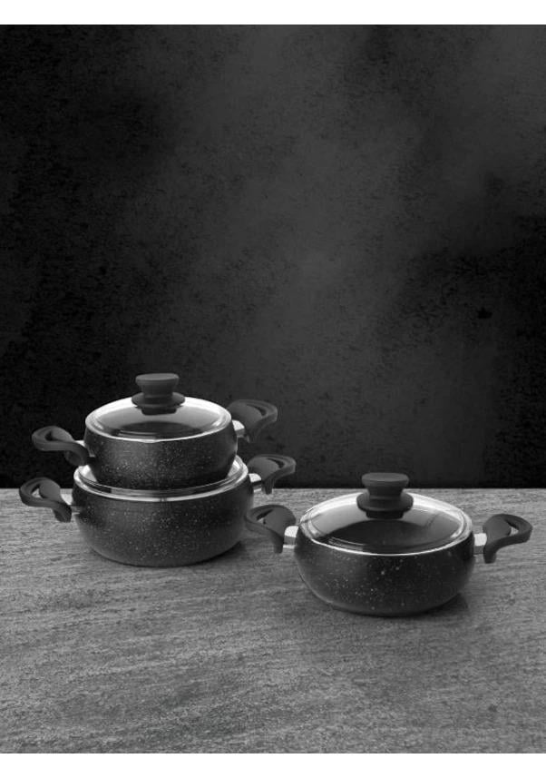 CVS - DN 20005 6 PARÇA GRANİT GÜVEÇ TENCERE SETİ