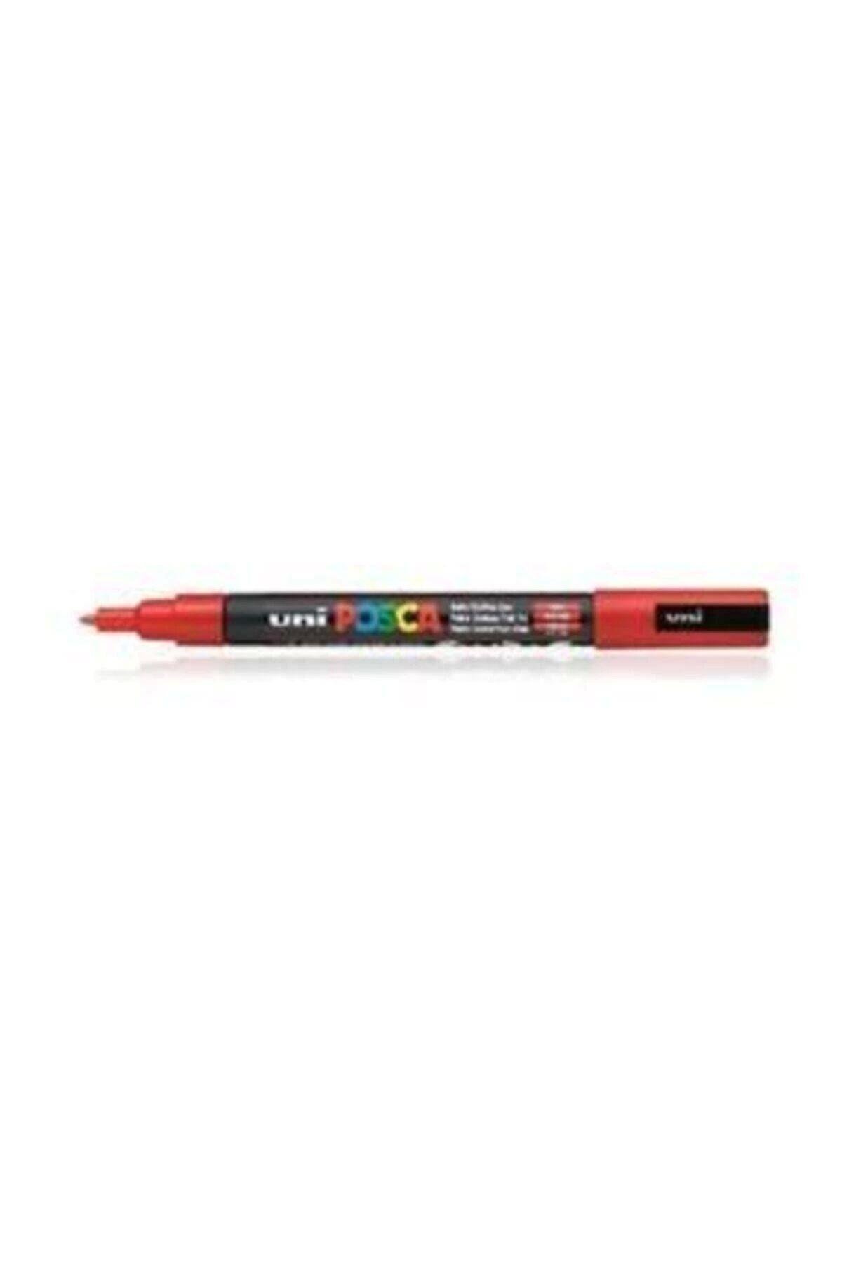 -Ball Posca Pc-3m Boyama Markörü 0.9-1.3 Mm Kırmızı Kalem