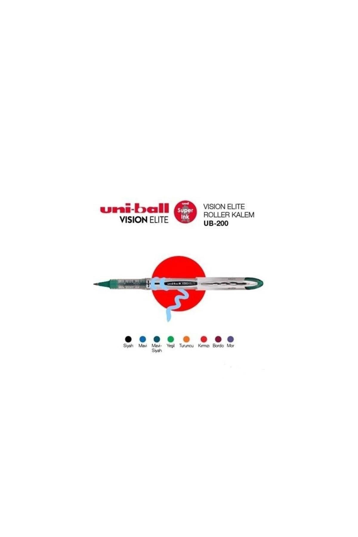 -ball Roller Kalem Vision Elite Bilye Uç 0.8 Mm Kırmızı Ub-200
