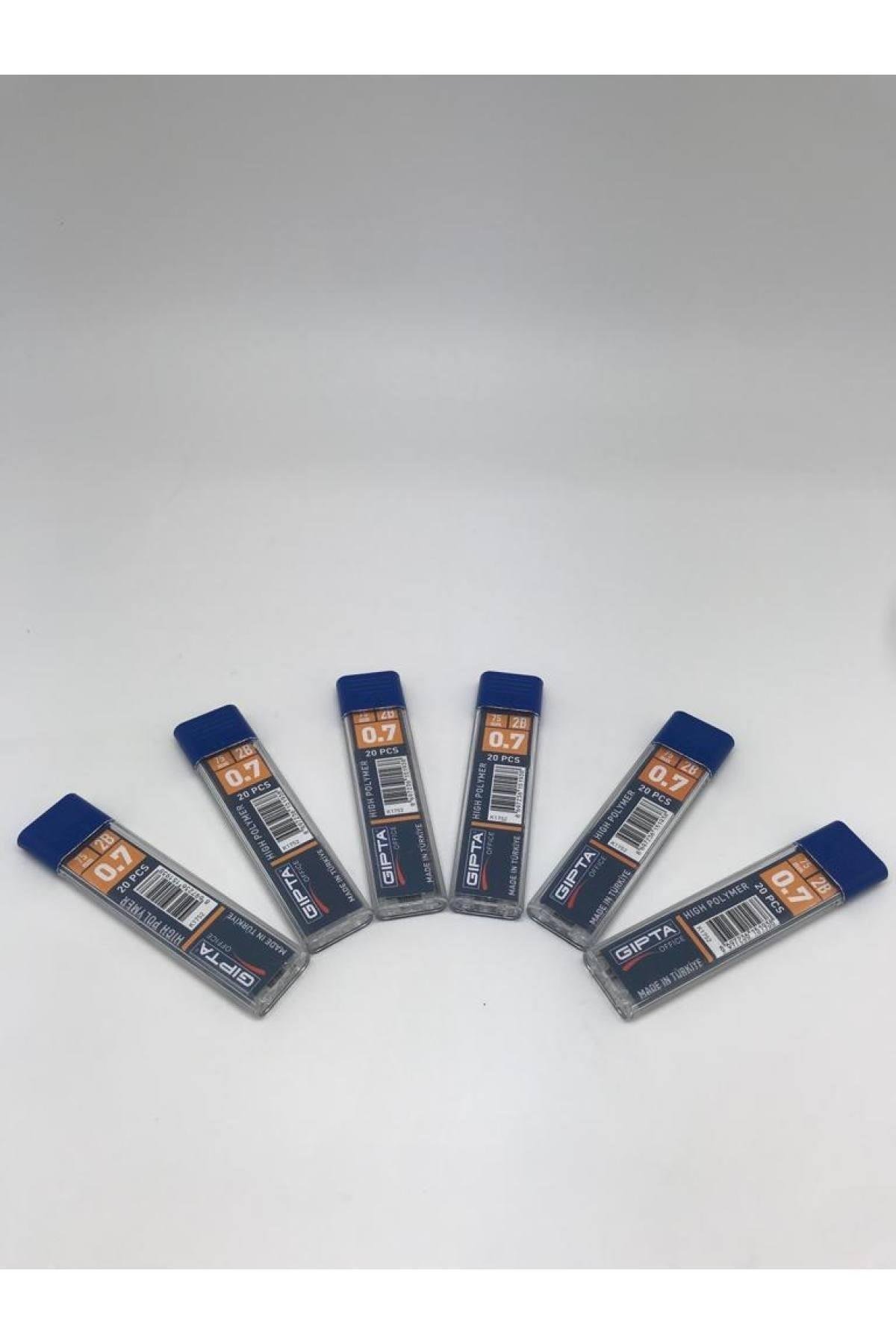 0.7 2b 75mm Kalem Ucu 6'lı