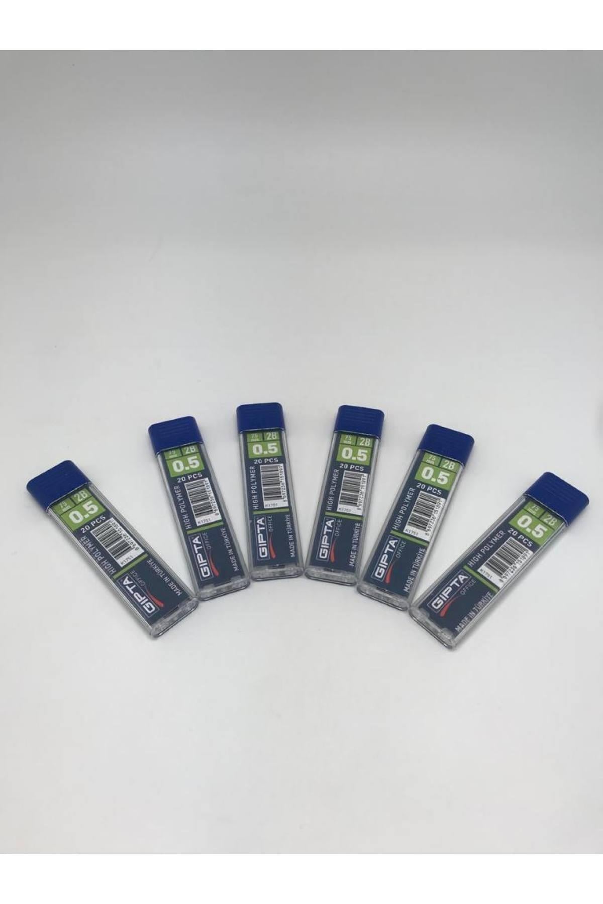 0.5 2b 75mm Kalem Ucu 6'lı