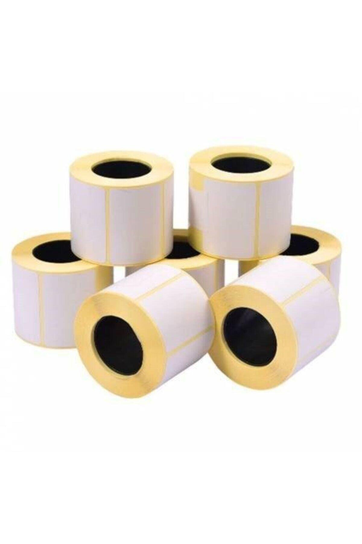 100 Adet 40x58 Terazi Etiketi 500 Sarım Termal Rulo Etiket