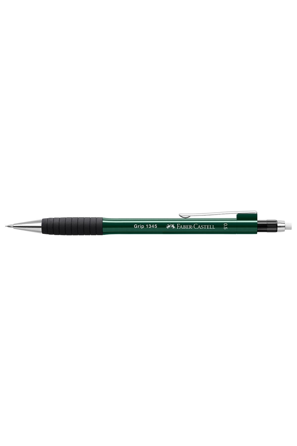 1345/47 Versatil Kalem, 0.5 mm, Koyu Yeşil, Ergonomik Tutuş, Yaylı Uç, Uzun Silgi