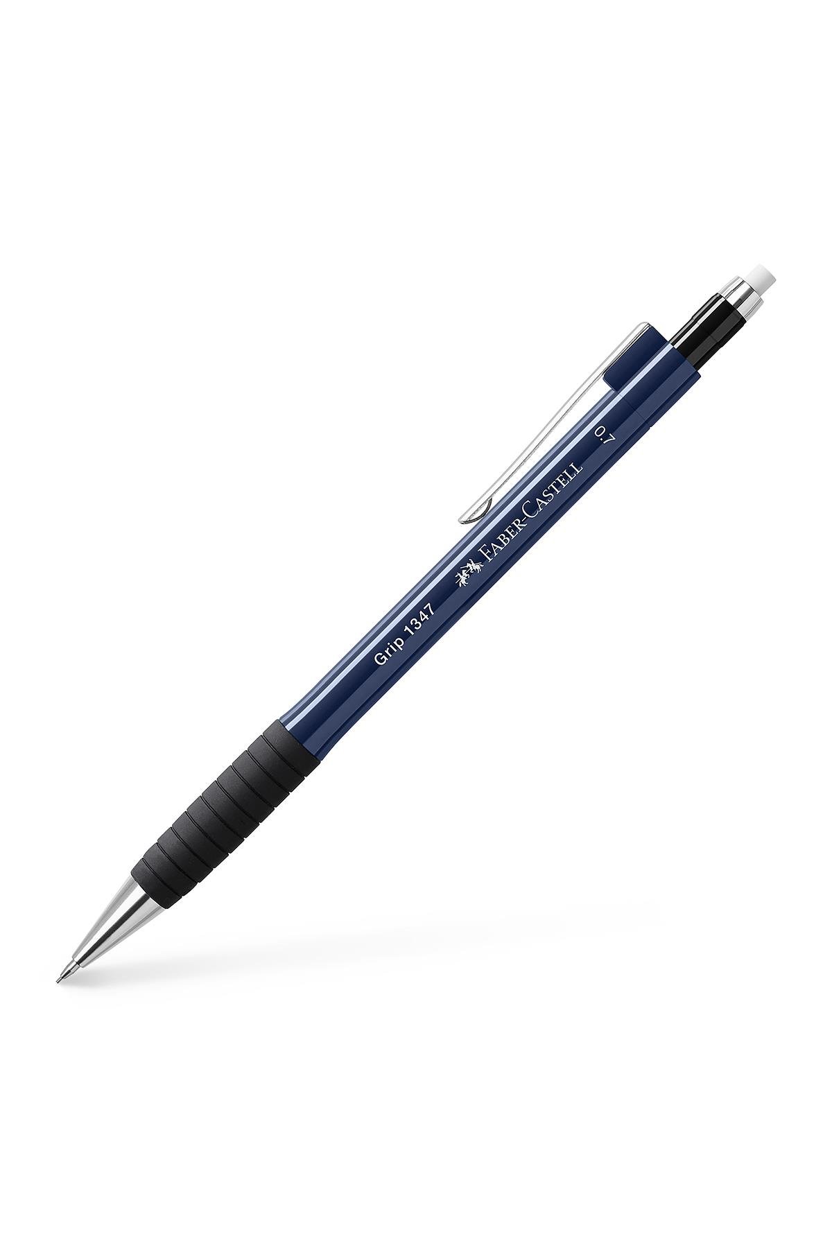 1345/47 Versatil Kalem, 0.7 mm, Navy Blue, Ergonomik Tutuş, Yaylı Uç, Uzun Silgi,Modern Tasarım