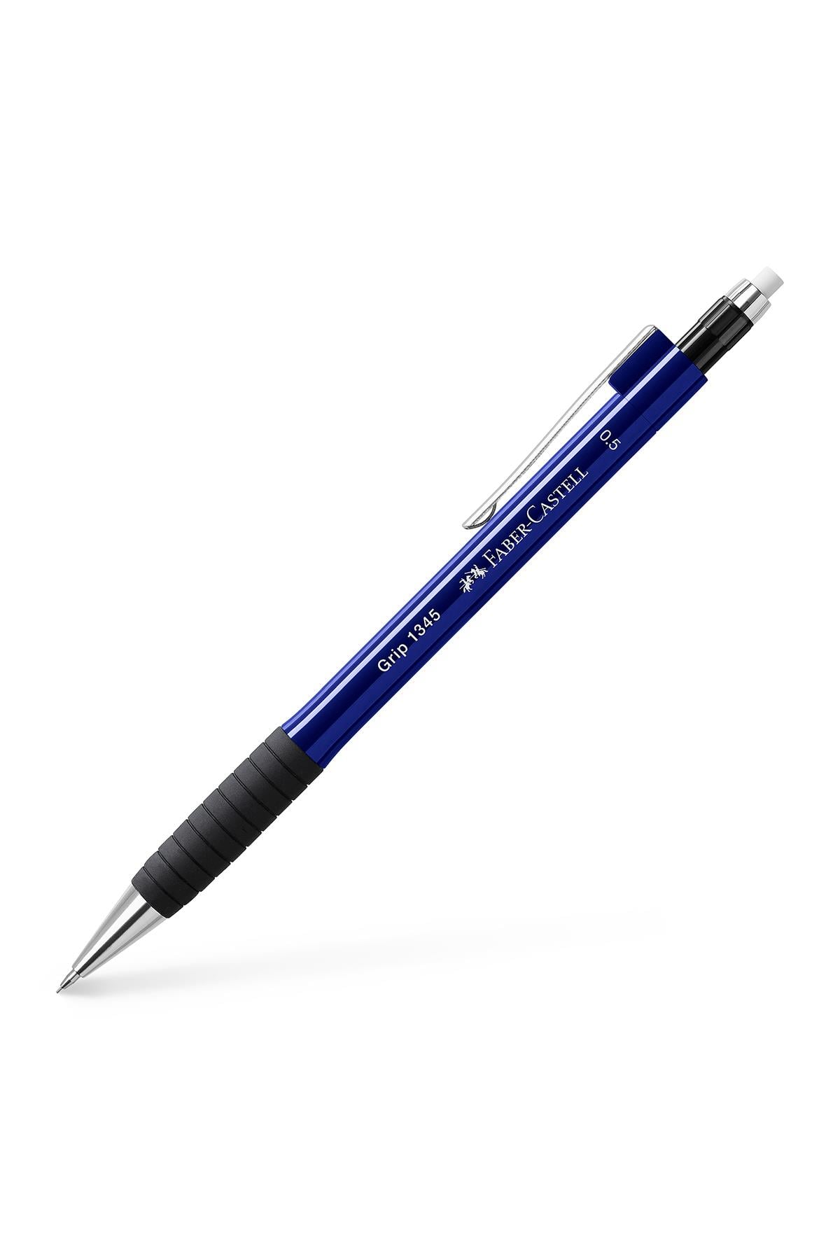 1345/47 Versatil Kalem, 0.5 mm, Lacivert, Ergonomik Tutuş, Yaylı Uç, Uzun Silgi, Modern Tasarım
