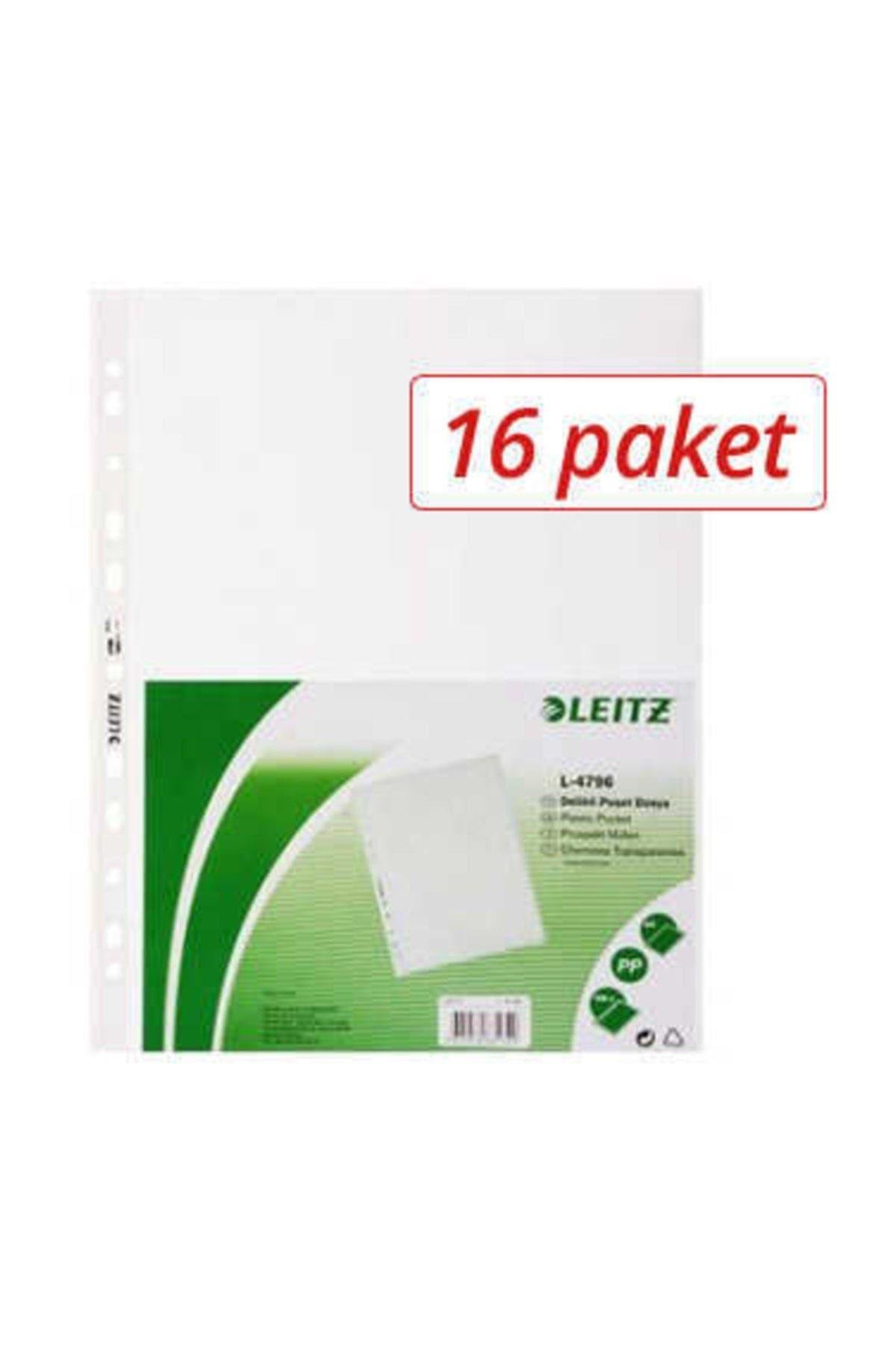 16 Paket Leitz A4 Poşet Dosya 100lü 4796