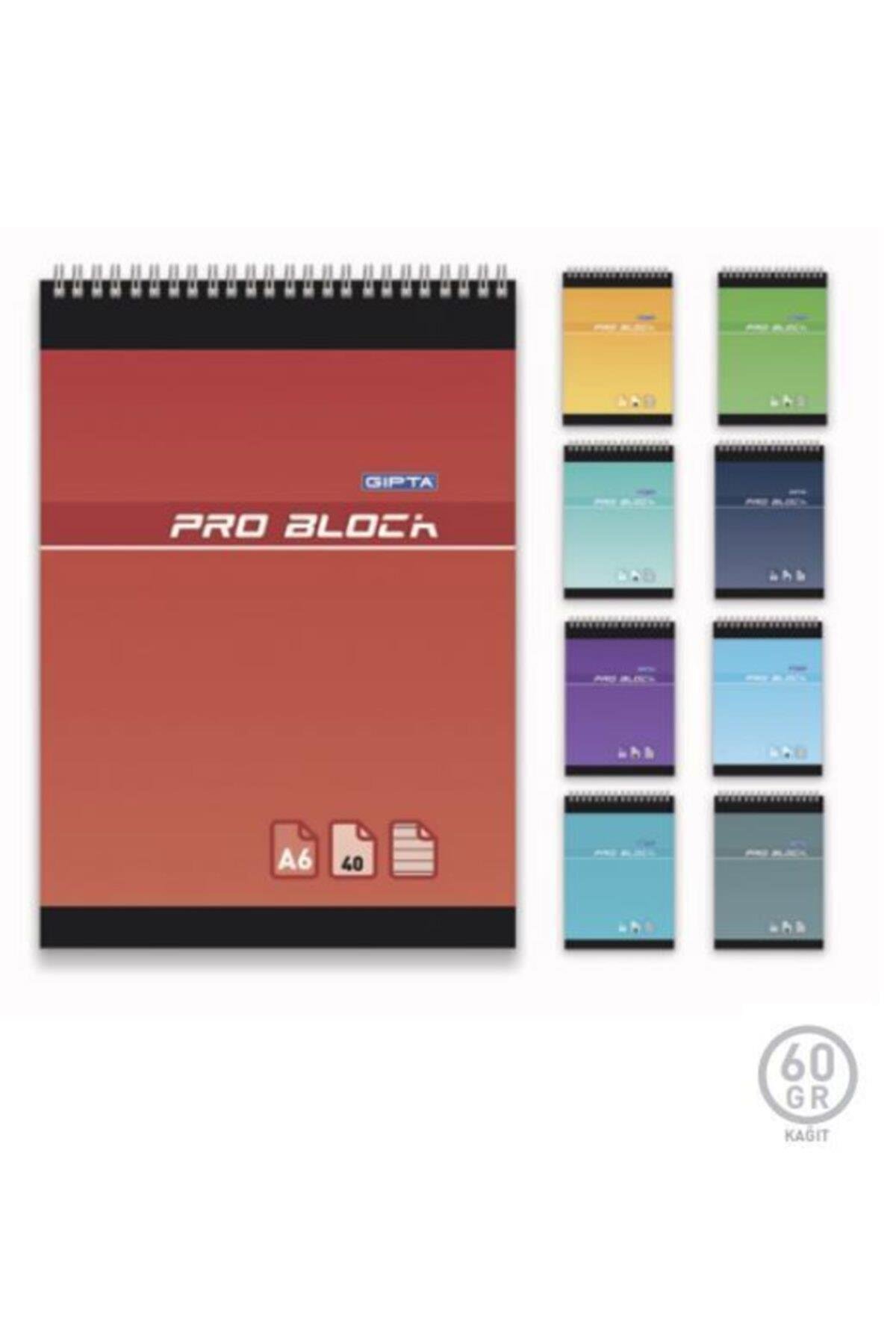 1663 Pro Block Sp.karton Kap.blok.a6-40 Yp.kare