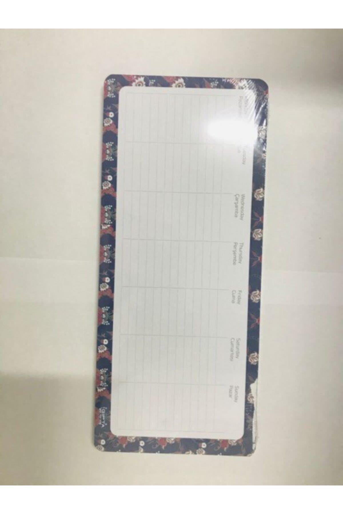 28x12cm Haftalık Plan Defteri 52 Sayfa