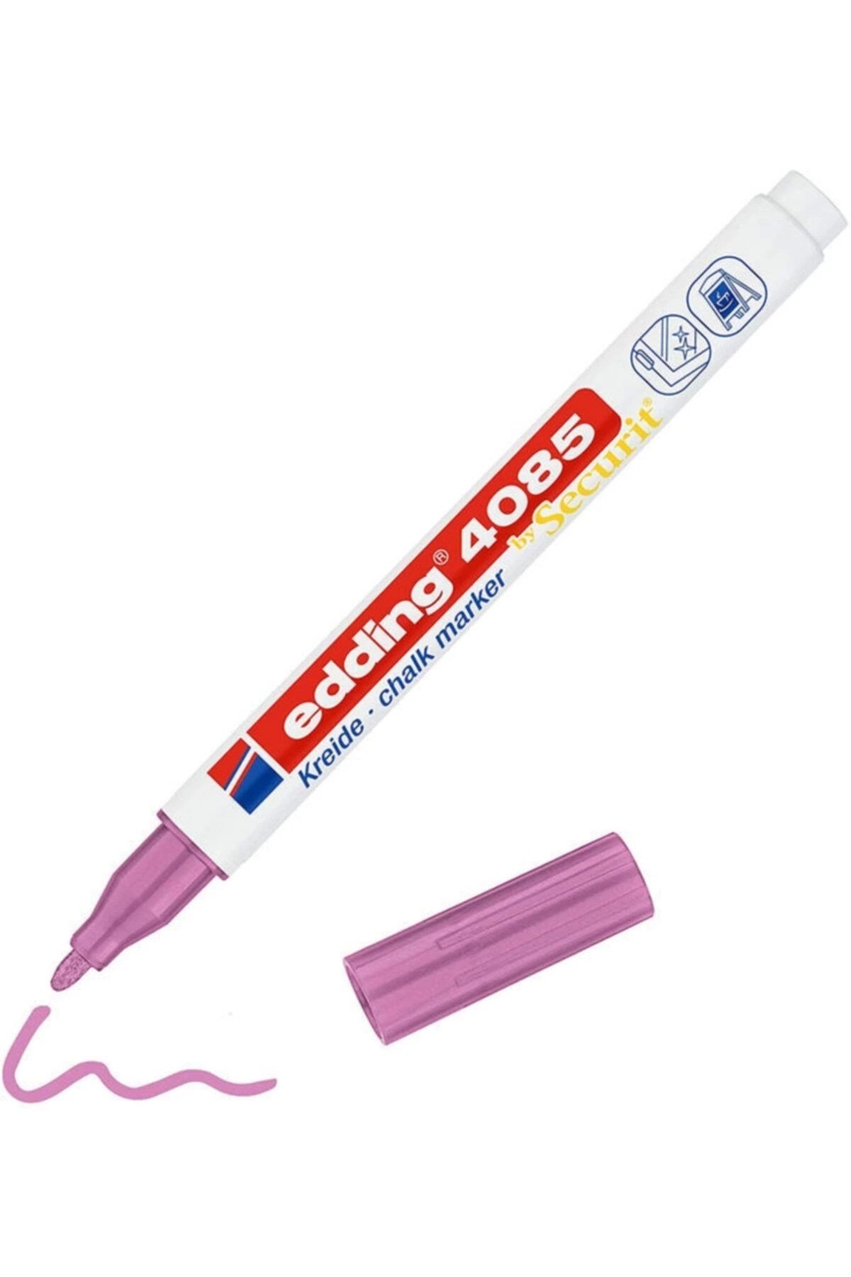 4085 Sıvı Tebeşir Kalemi Metalik Pembe