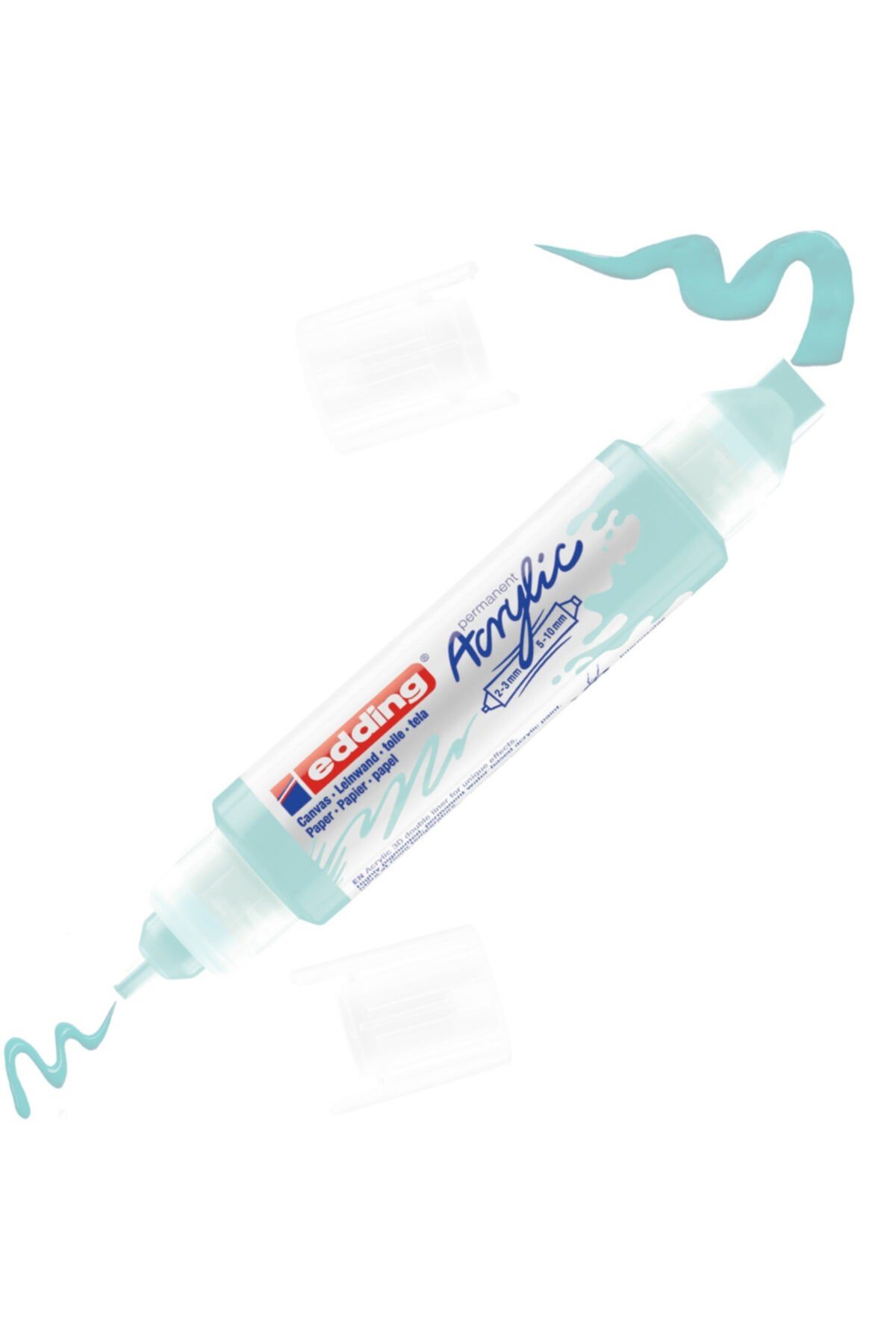 5400 Akrilik 3d Double Liner 2-3, 5-10 Mm 2 Başlık - Pastel Mavi