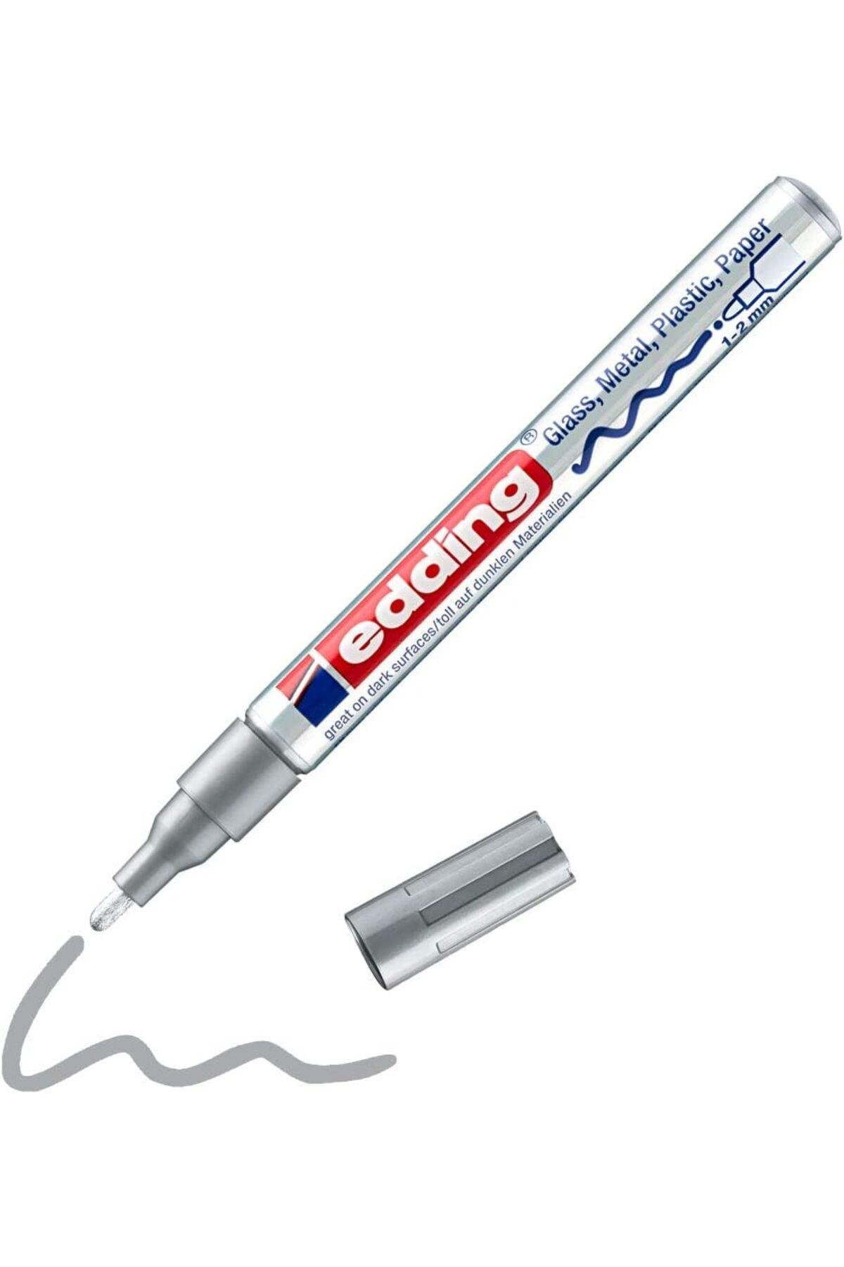 751 Parlak Boya Kalemi 1-2mm Yuvarlak Uç Gümüş