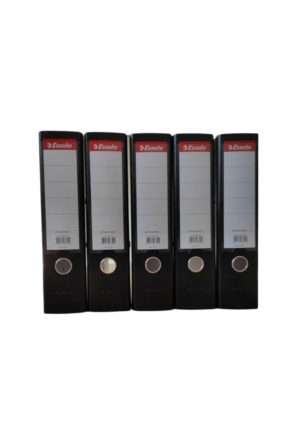 9940 Plastik Geniş Klasör Siyah 5 Li Paket
