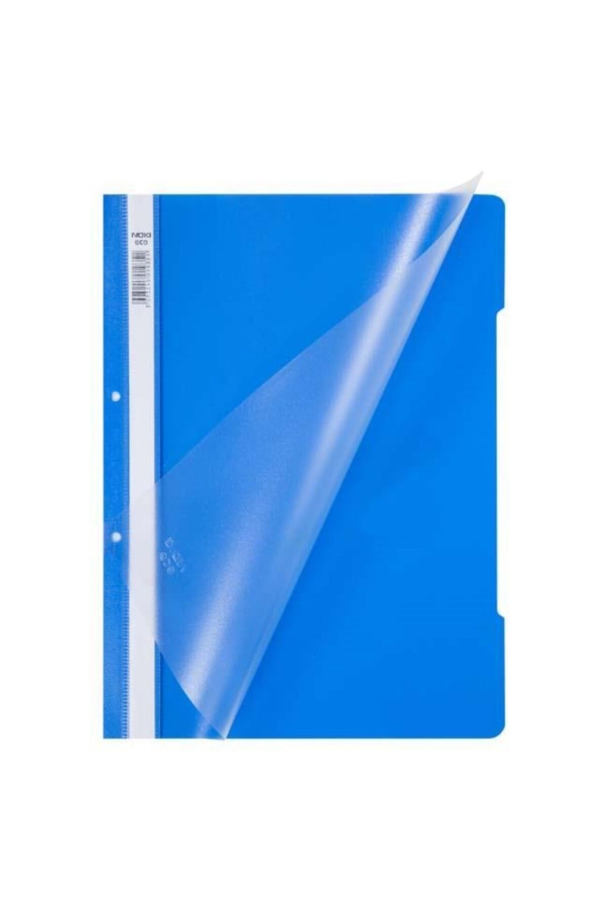 A-4 Plastik Telli Dosya Eco Mavi 50 Li 48288-130 (1 Paket 50 Adet)