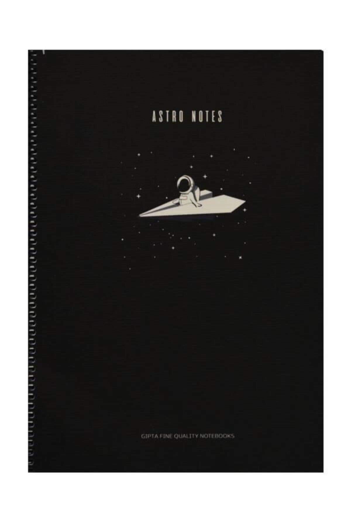 A4 80 Yaprak Spiralli Kareli Defter – Uzay Mekiğinde Astronot