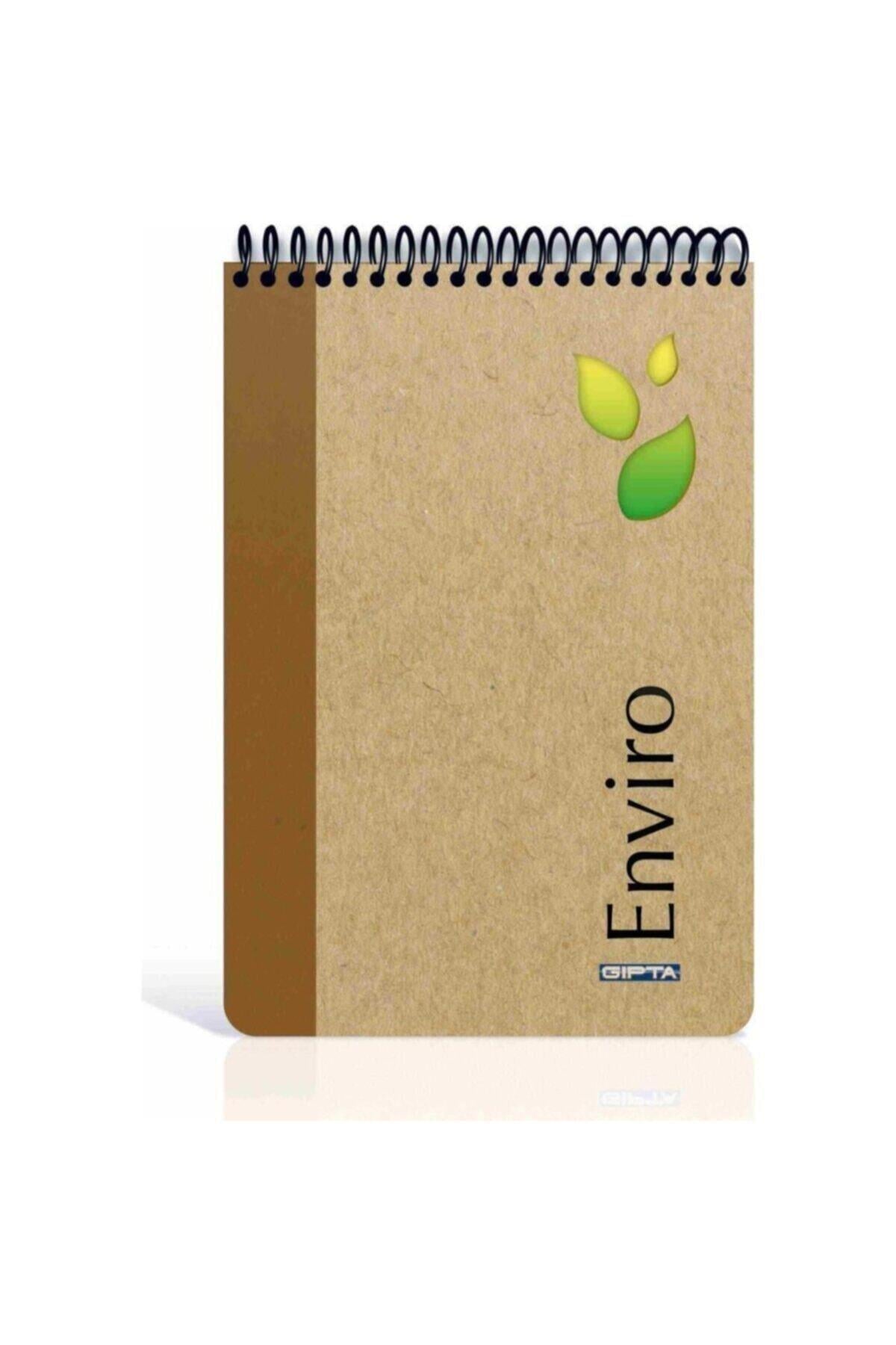 A4 Bloknot Enviro Spiralli Sert Kapak 100 Yaprak Kareli 3-2346000-2011
