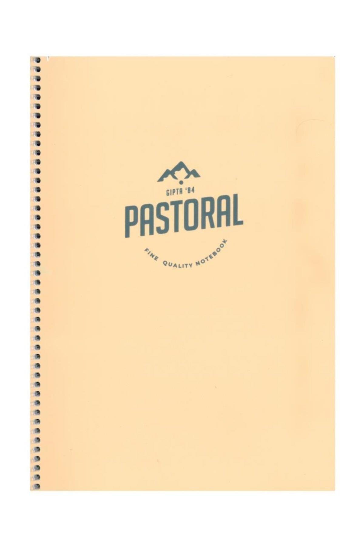 A4 Defter 96 Yp.çizgili Spr. Pp. Kpk. Krem Pastoral