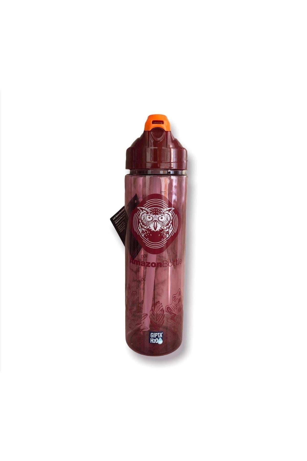 Amazon Tritan Pipetli Matara 600ml - Gül Kurusu