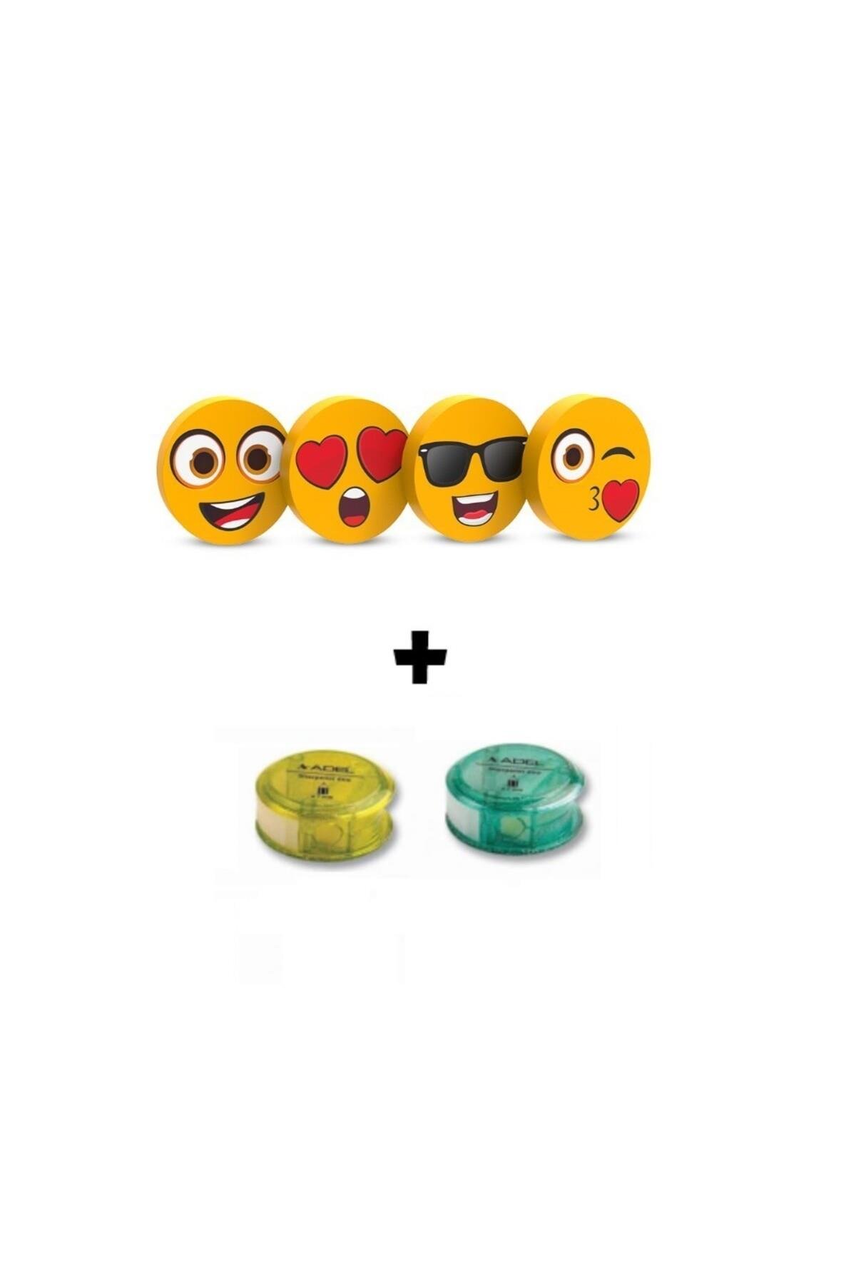 ART.52 SMILE SERİSİ 4 ADET SİLGİ VE 2 ADET SİMLİ KALEMTRAŞ SETİ 1 (KIZ ÖĞRENCİ )