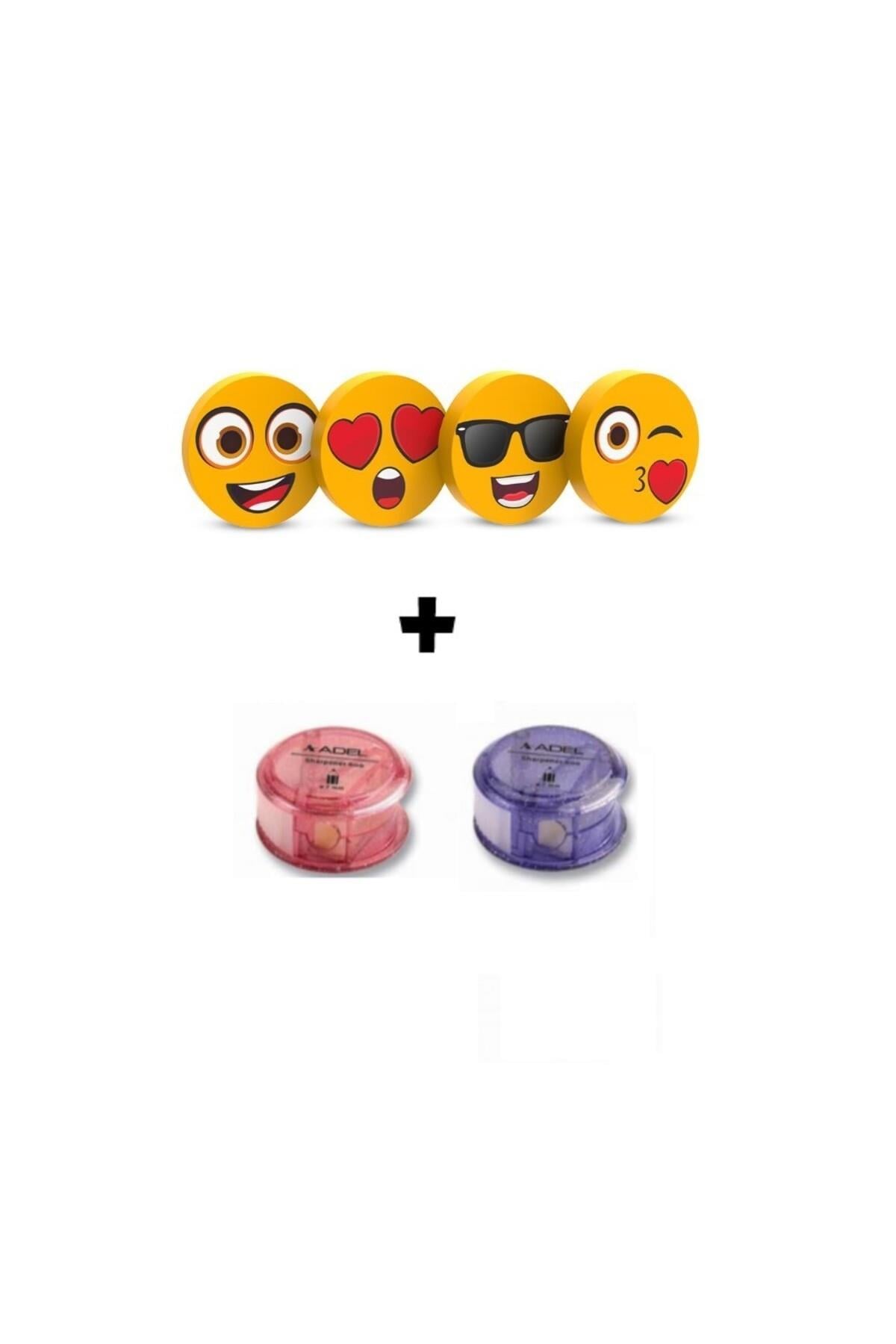 ART.17 SİLKA 4 ADET FUNNY SERİSİ SİLGİ ve 2 ADET SİMLİ KALEMTRAŞ SETİ 2