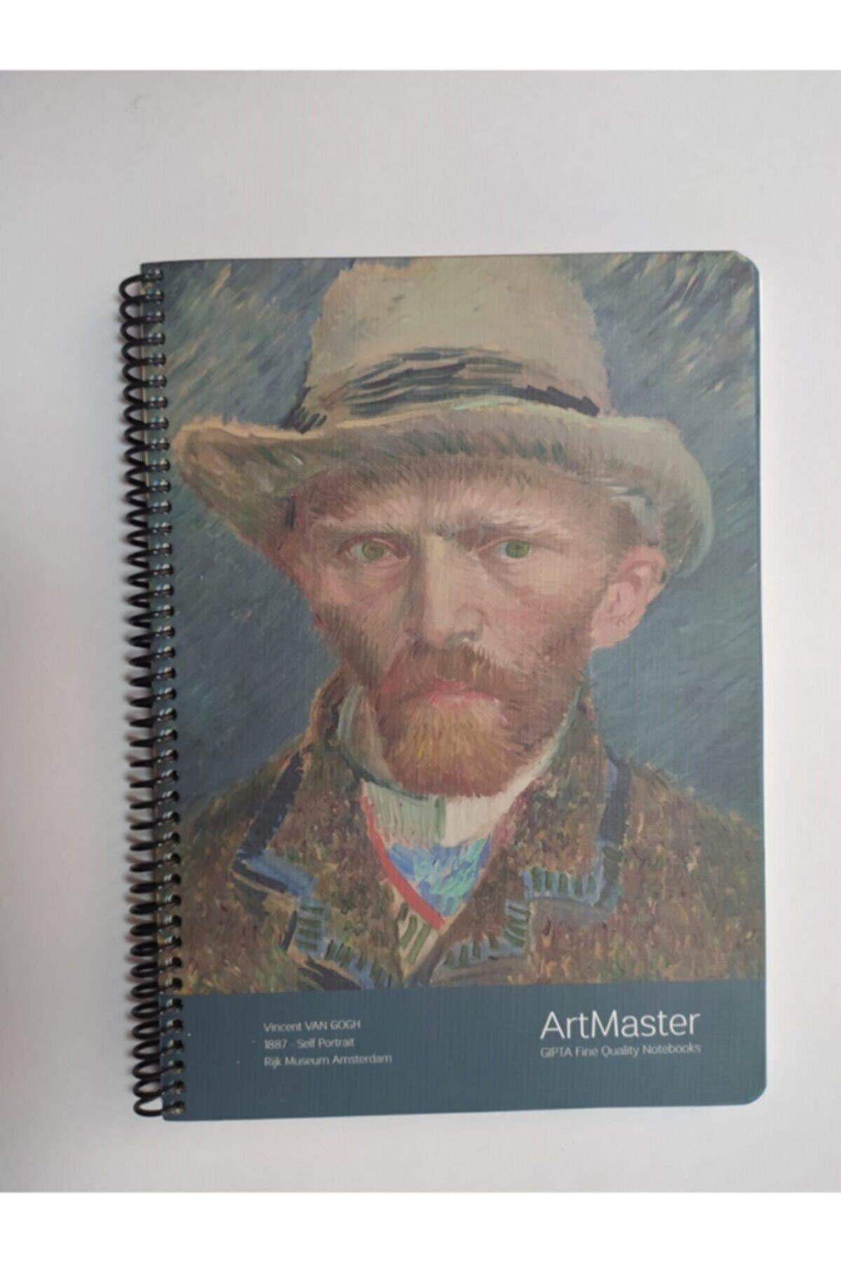 Art Master 100 Yaprak Çizgisiz Karton Kapak Orta Boy Defter