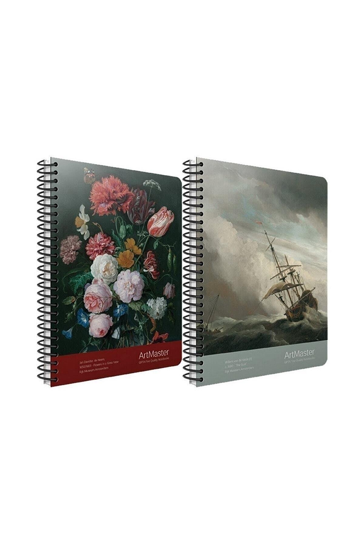 Art Master Spiral Karton Kapak Defter ( 19*26 ) 100 Yaprak ( Çizgili )