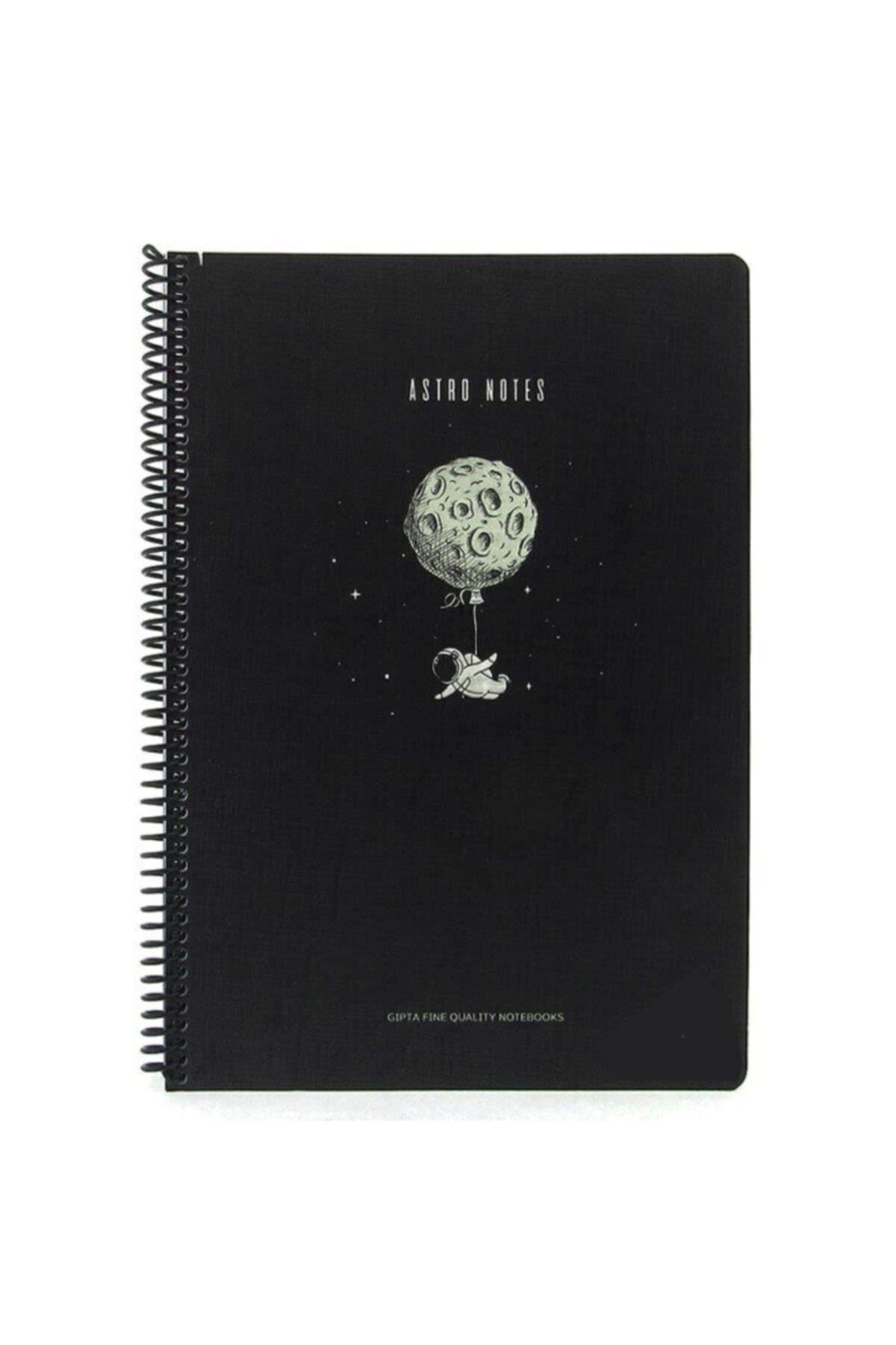Astro Notes A4 100 Yaprak Çizgili Spiralli Karton Kapaklı Defter