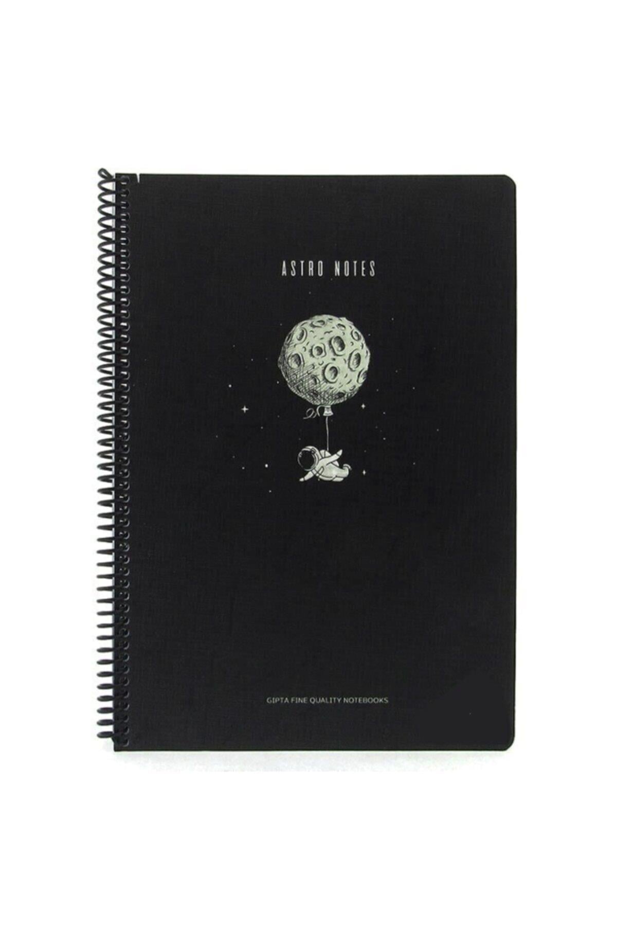 Astro Notes A4 100 Yaprak Çizgili Spiralli Karton Kapaklı Defter