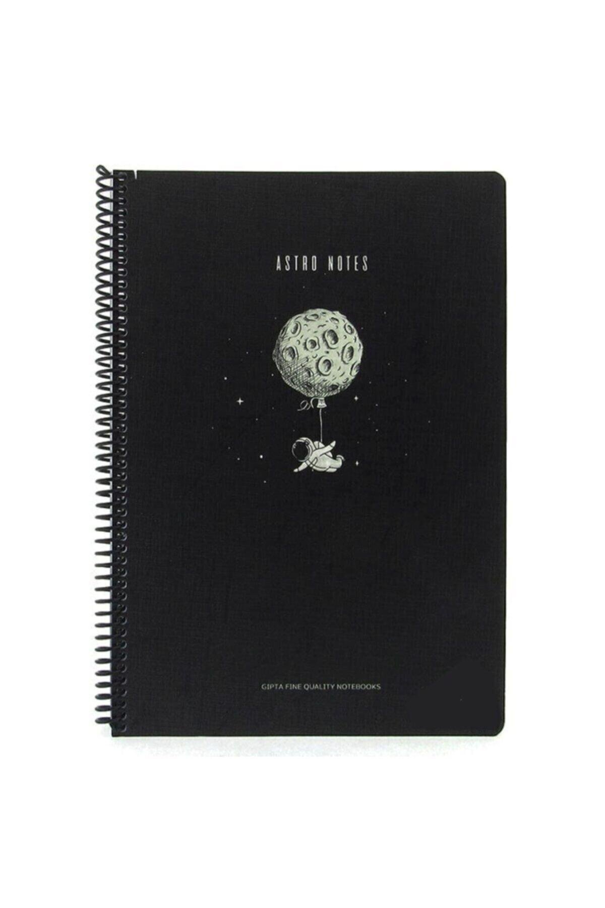 Astro Notes Spiralli Karton Kapak Defter A4 80 Yaprak Çizgili
