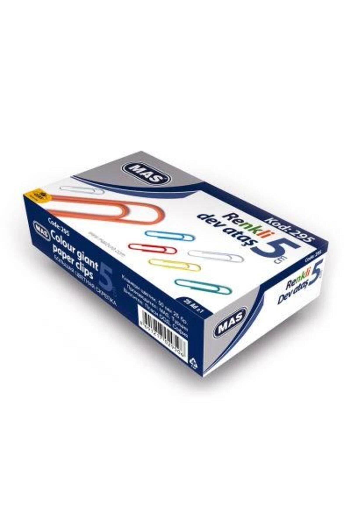 Ataş Dev Renkli Pvc Kaplı 50 Mm Büyük Ataş